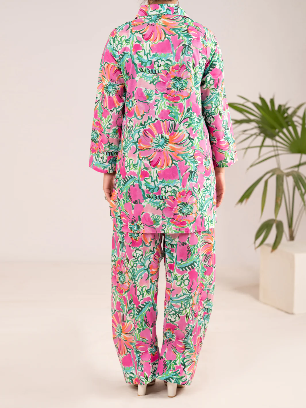 Pink Lawn Co-Ord Set - ALP-2PS-LKS-2503 - Image 3
