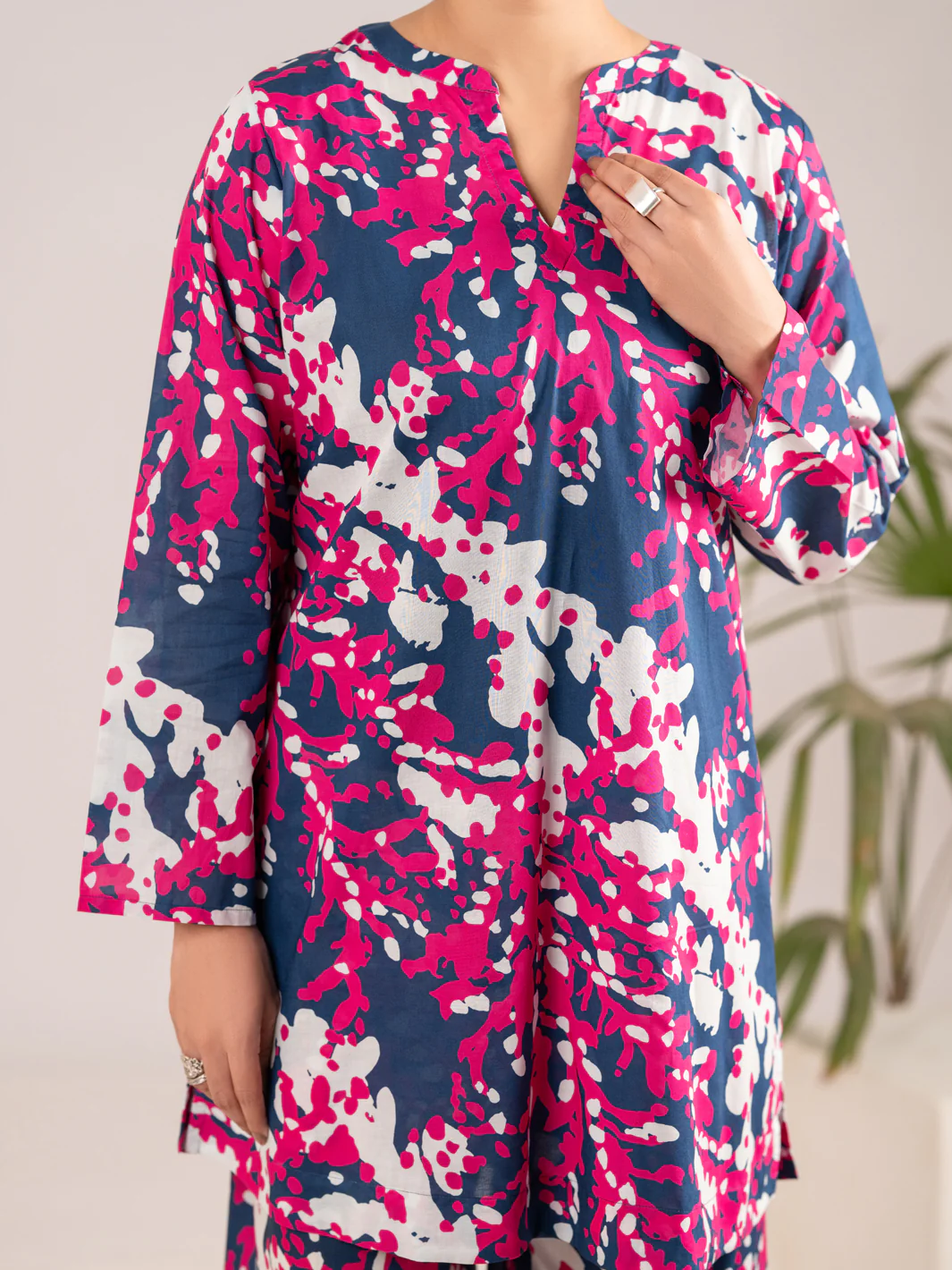 Blue Lawn Co-Ord Set - ALP-2PS-LKS-2506 - Image 2