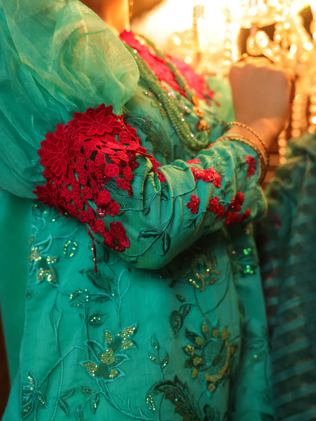 Turquoise Modal 3Pc Stitched - ALP-3PS-1288 - Image 3