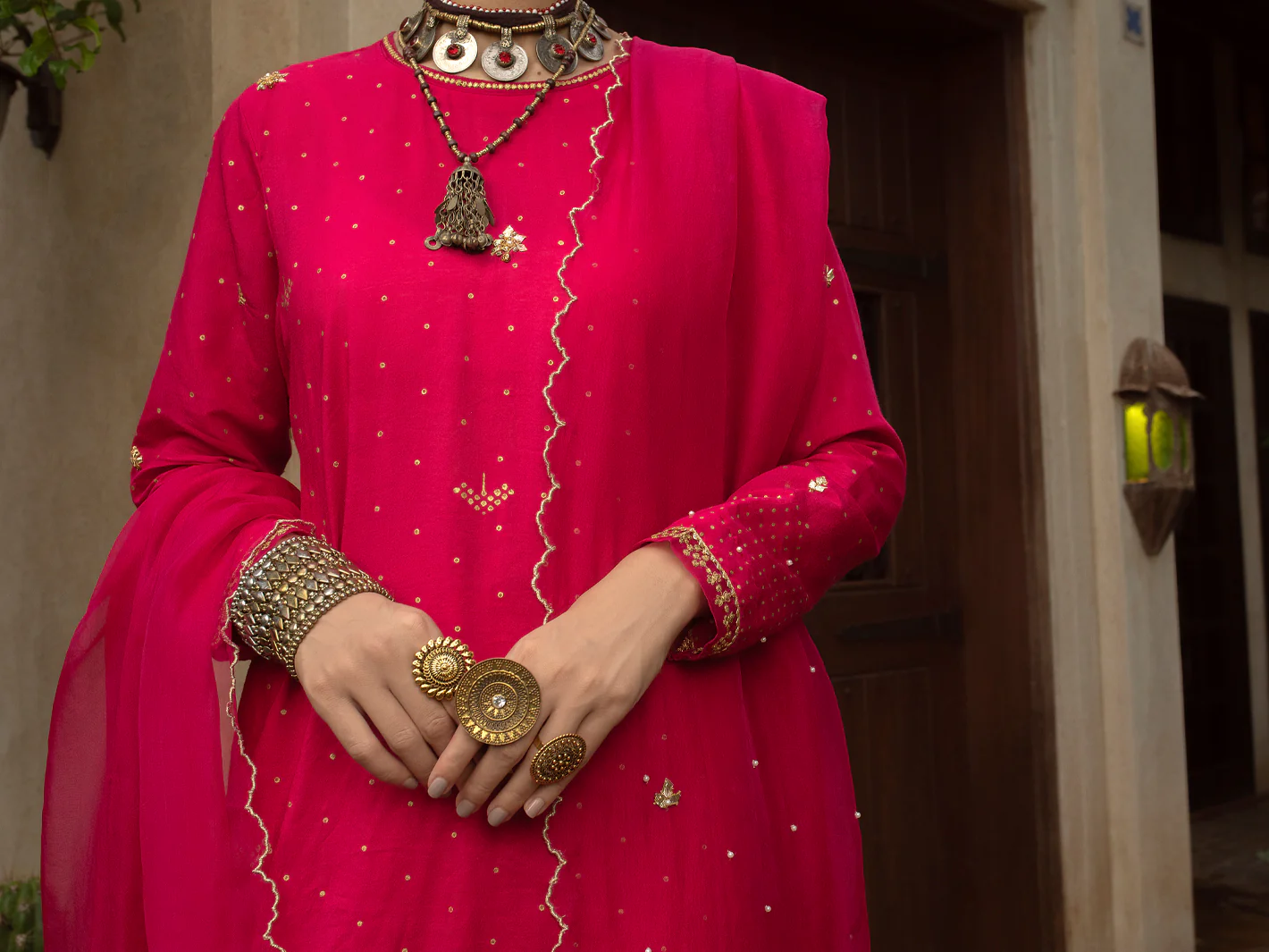 Pink 3Pc Unstitched - ALP-3PS-1397 - Image 6