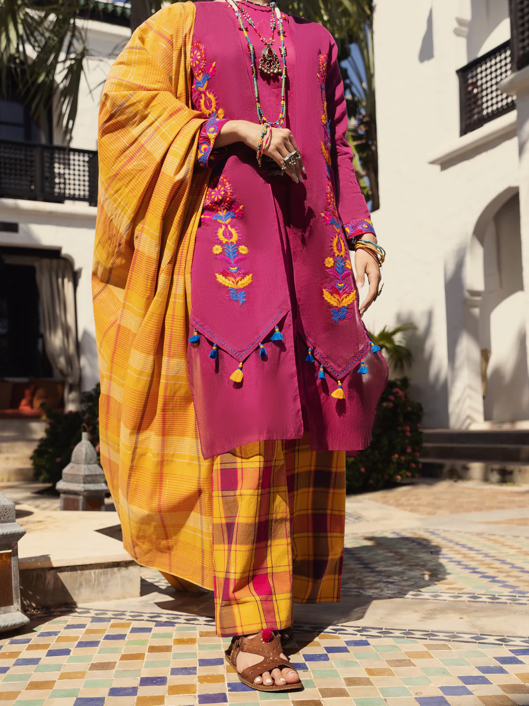 Magenta 3Pc Stitched - ALP-3PS-1442