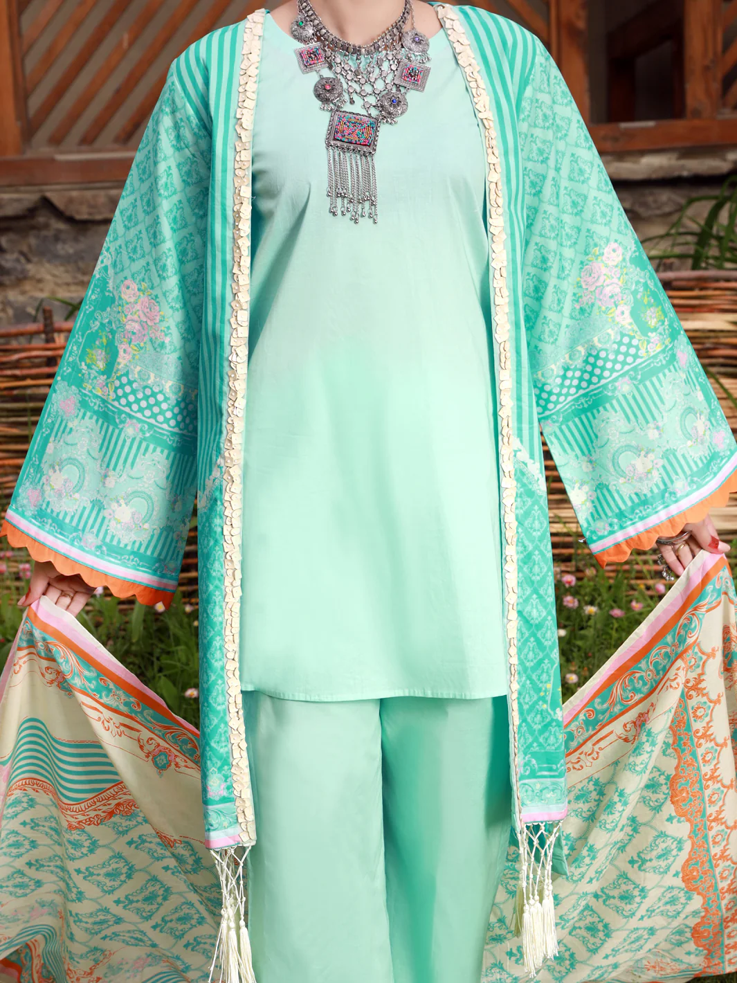 Ferozi Lawn 3Pc Unstitched - ALP-3PS-1473 - Image 4