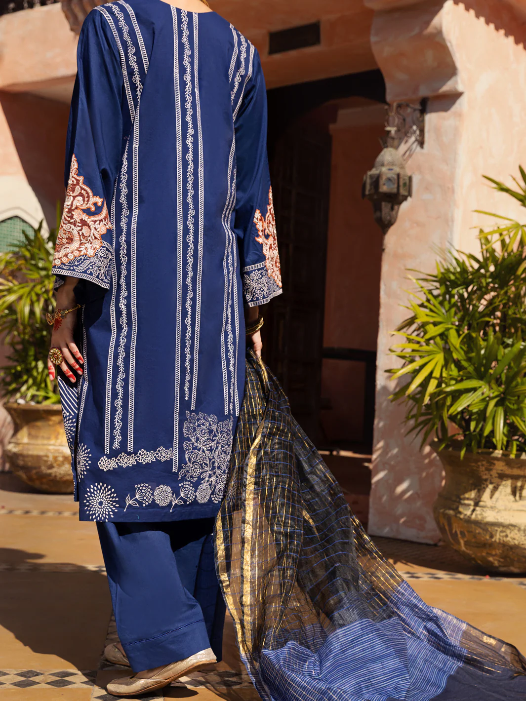 Blue 3Pc Stitched - ALP-3PS-1523 - Image 2