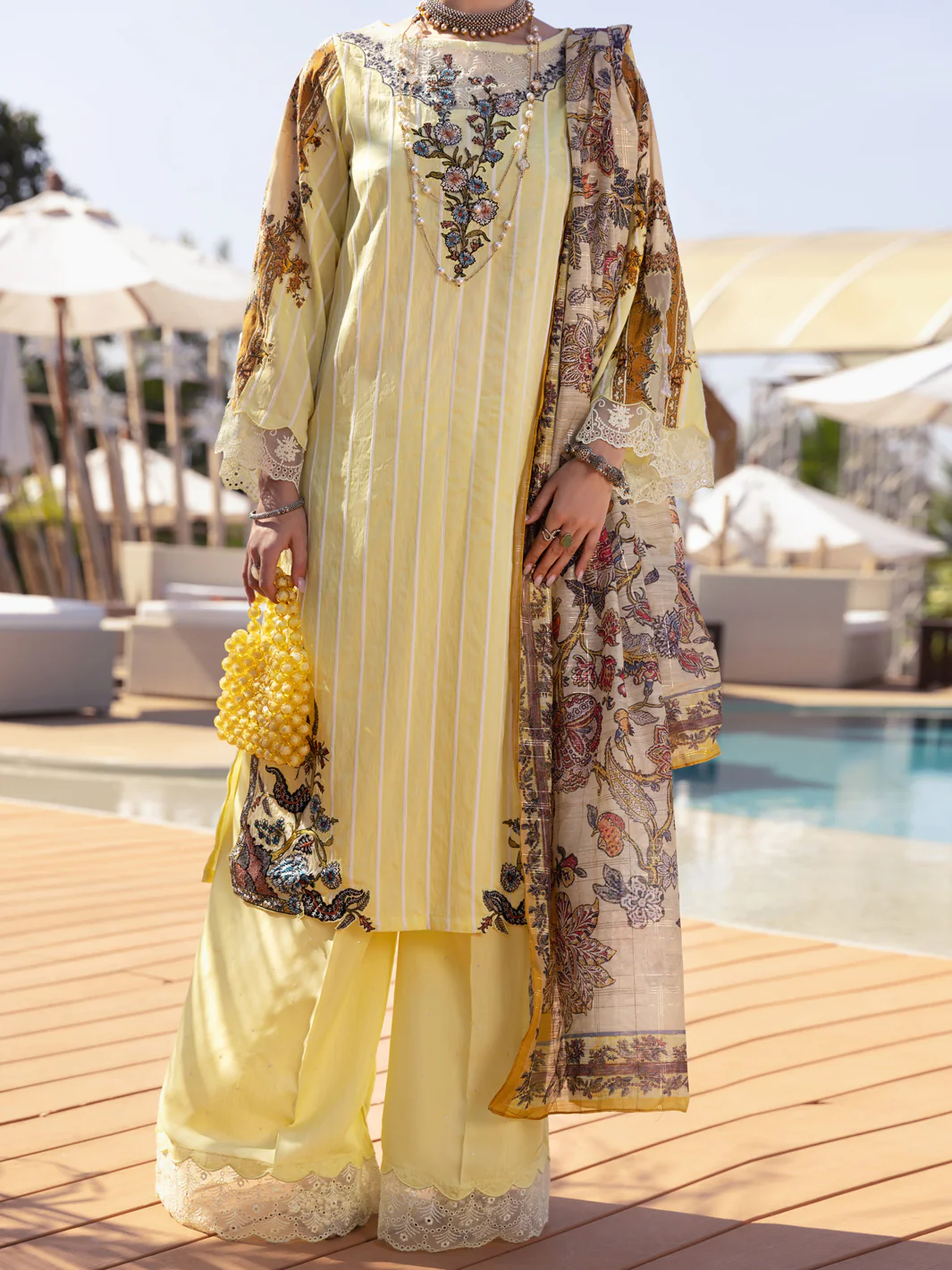 Yellow 3Pc Stitched - ALP-3PS-1527