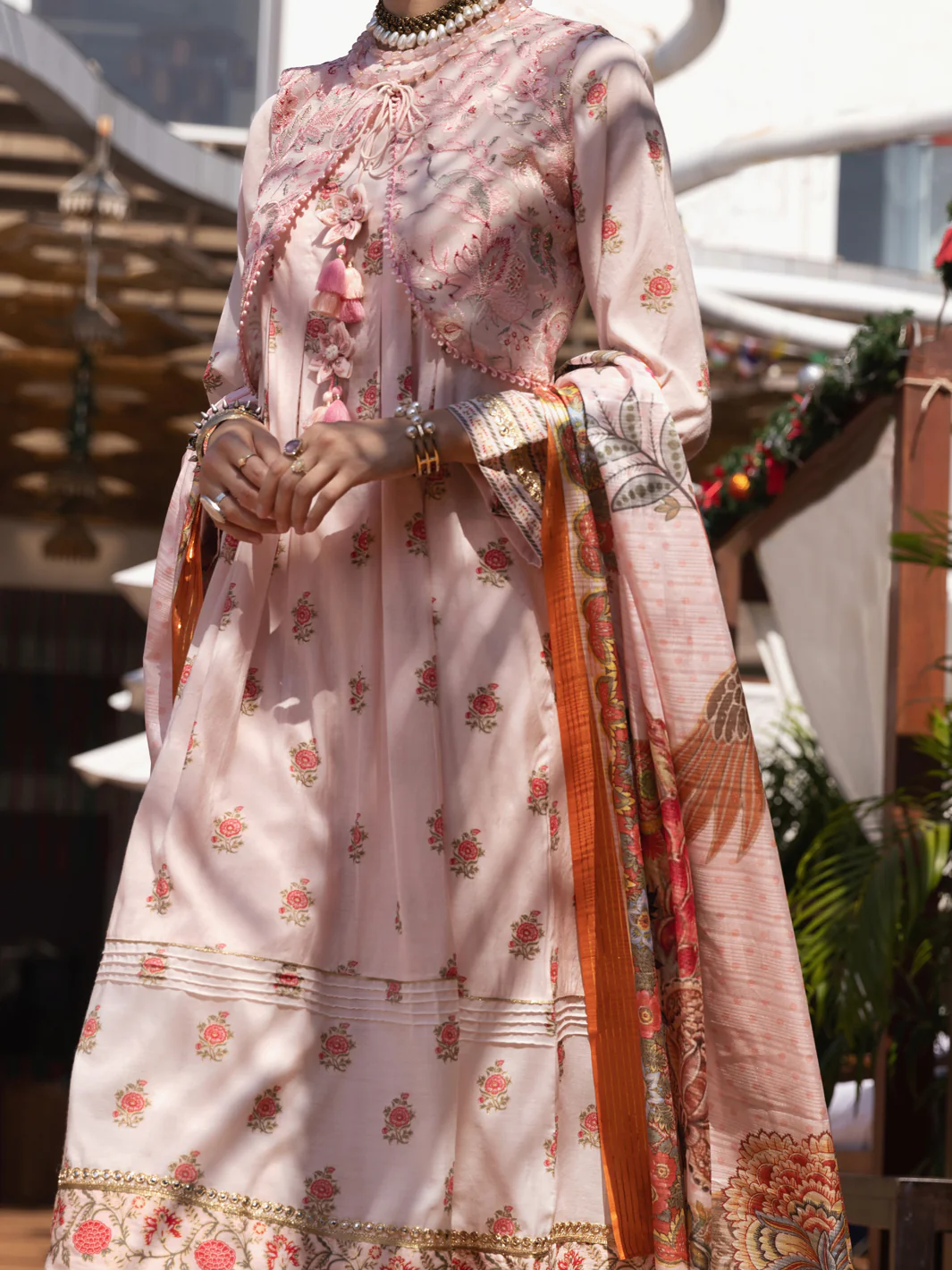 Peach 3Pc Stitched - ALP-3PS-1531 - Image 3