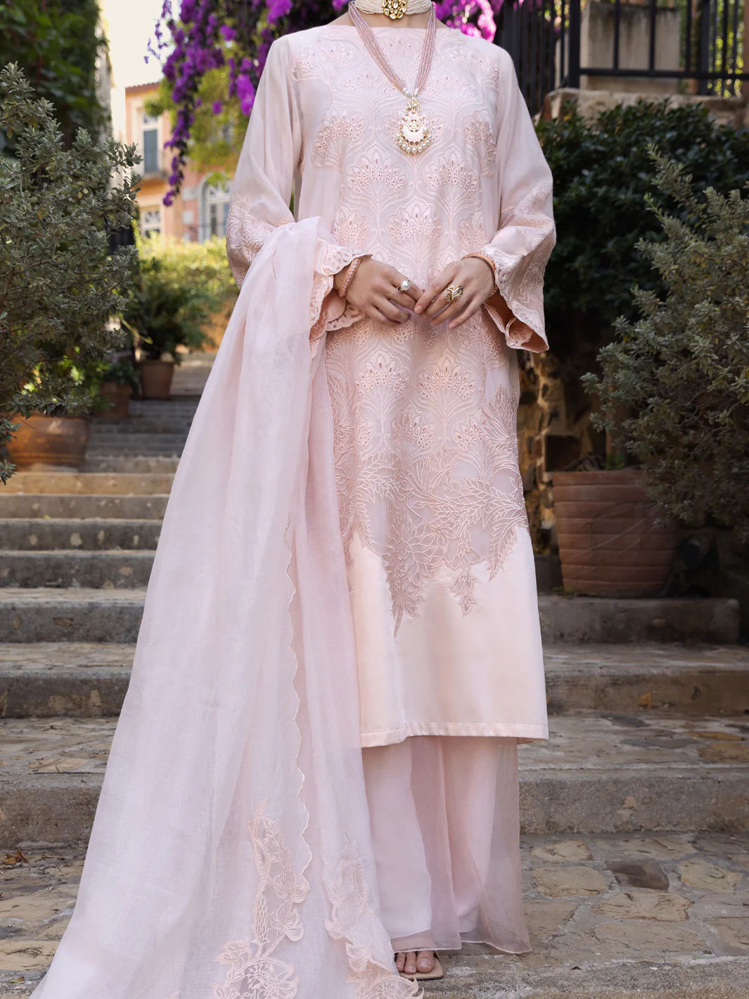 Peach 3Pc Stitched - ALP-3PS-1536