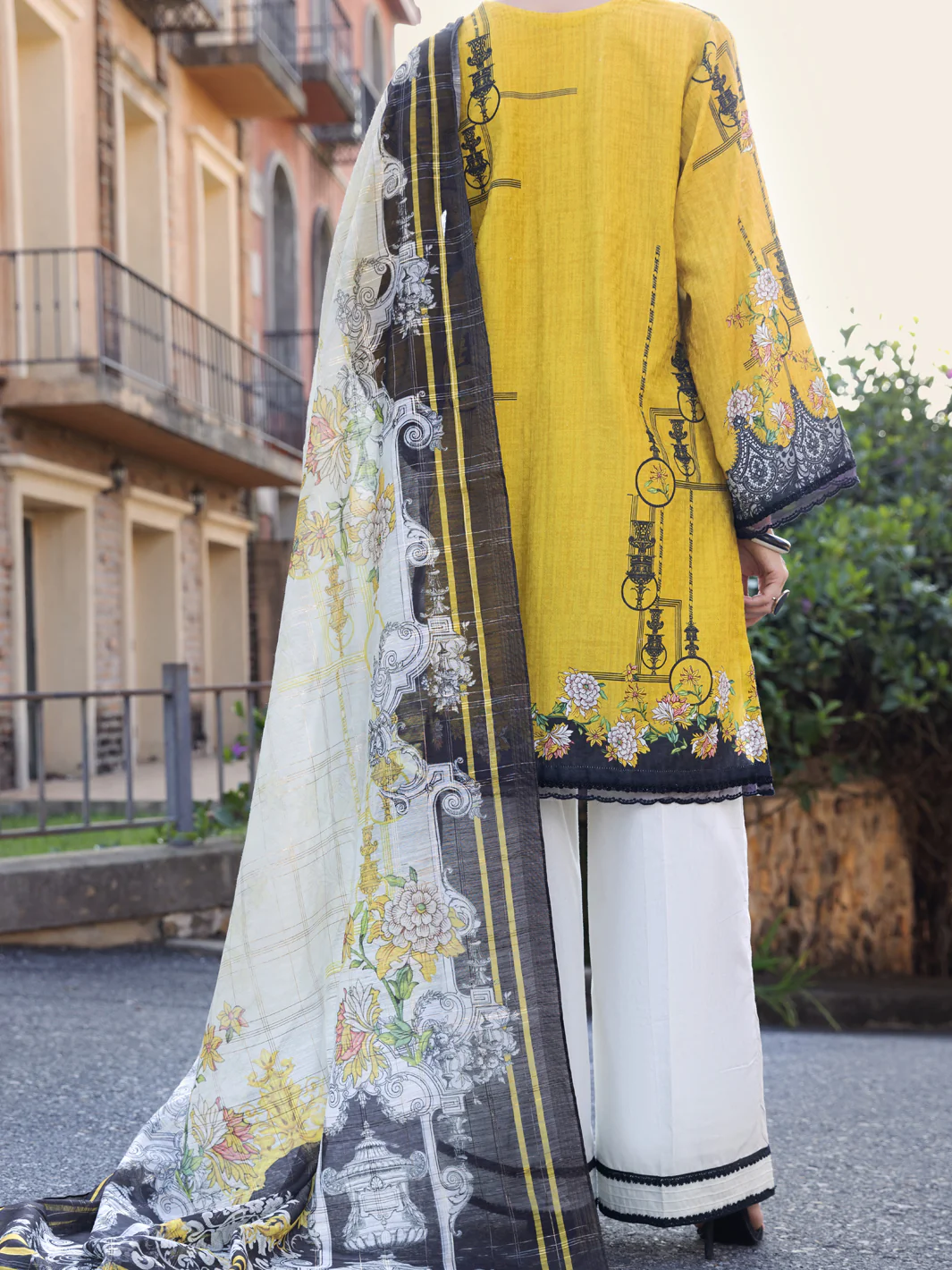 Beige 3Pc Stitched - ALP-3PS-1575 - Image 2