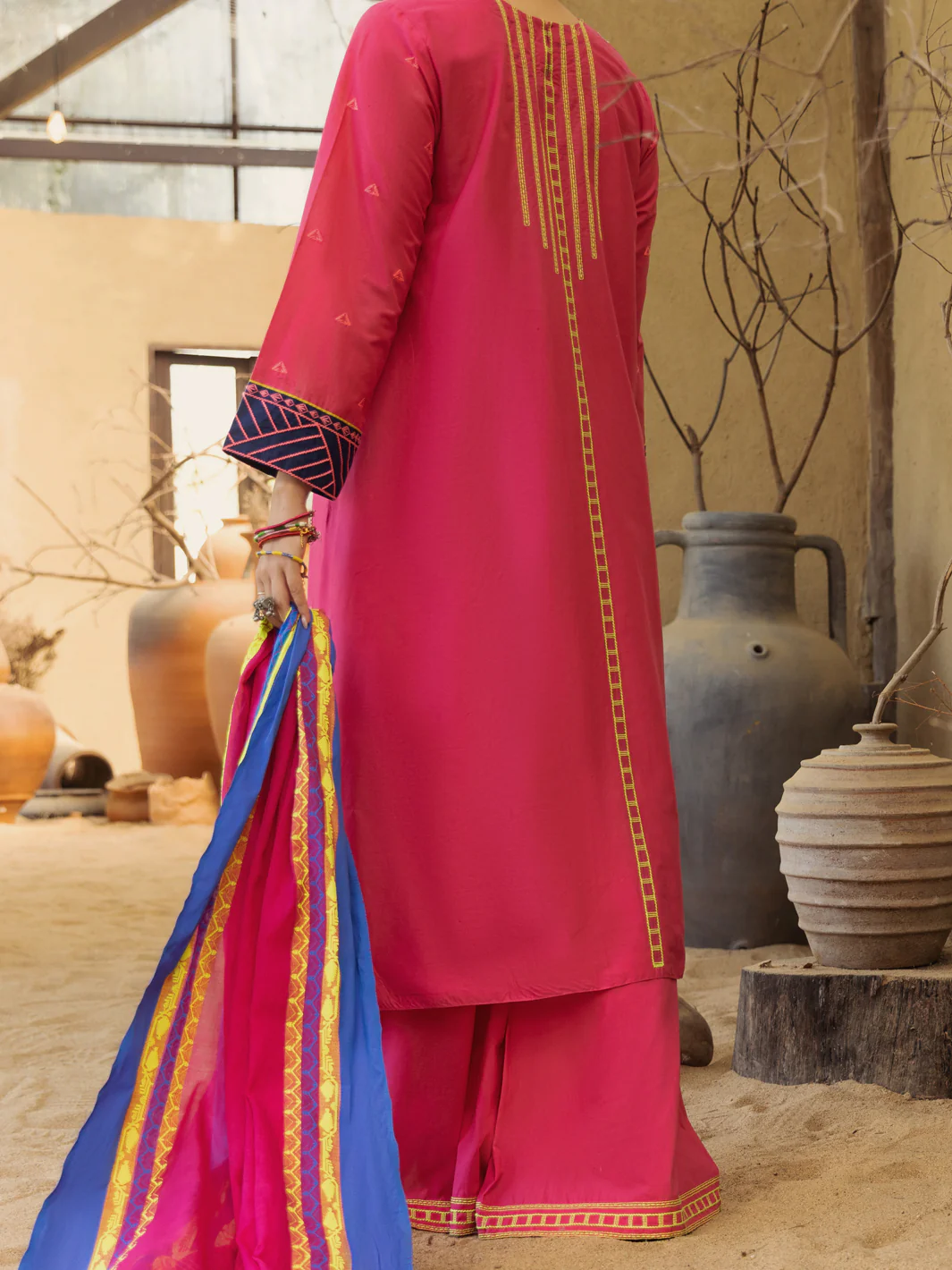 Pink Lawn 3Pc Stitched - ALP-3PS-1583 - Image 2