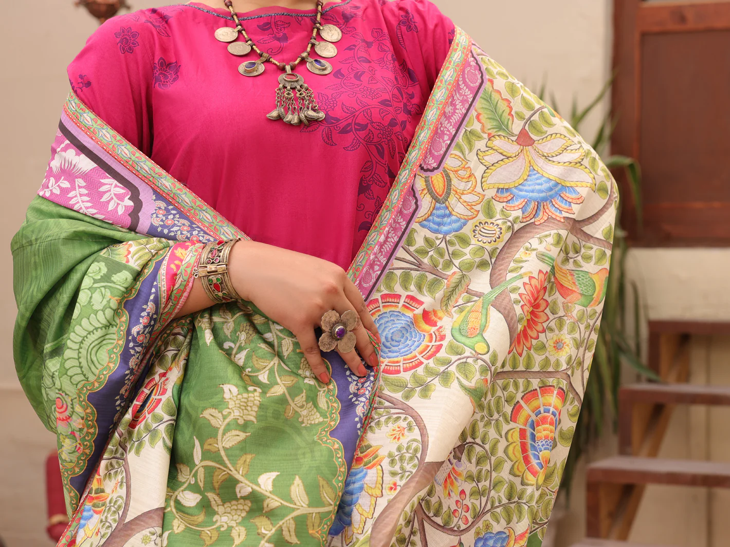 Fuchsia Lawn 3Pc Stitched - ALP-3PS-1607 - Image 4