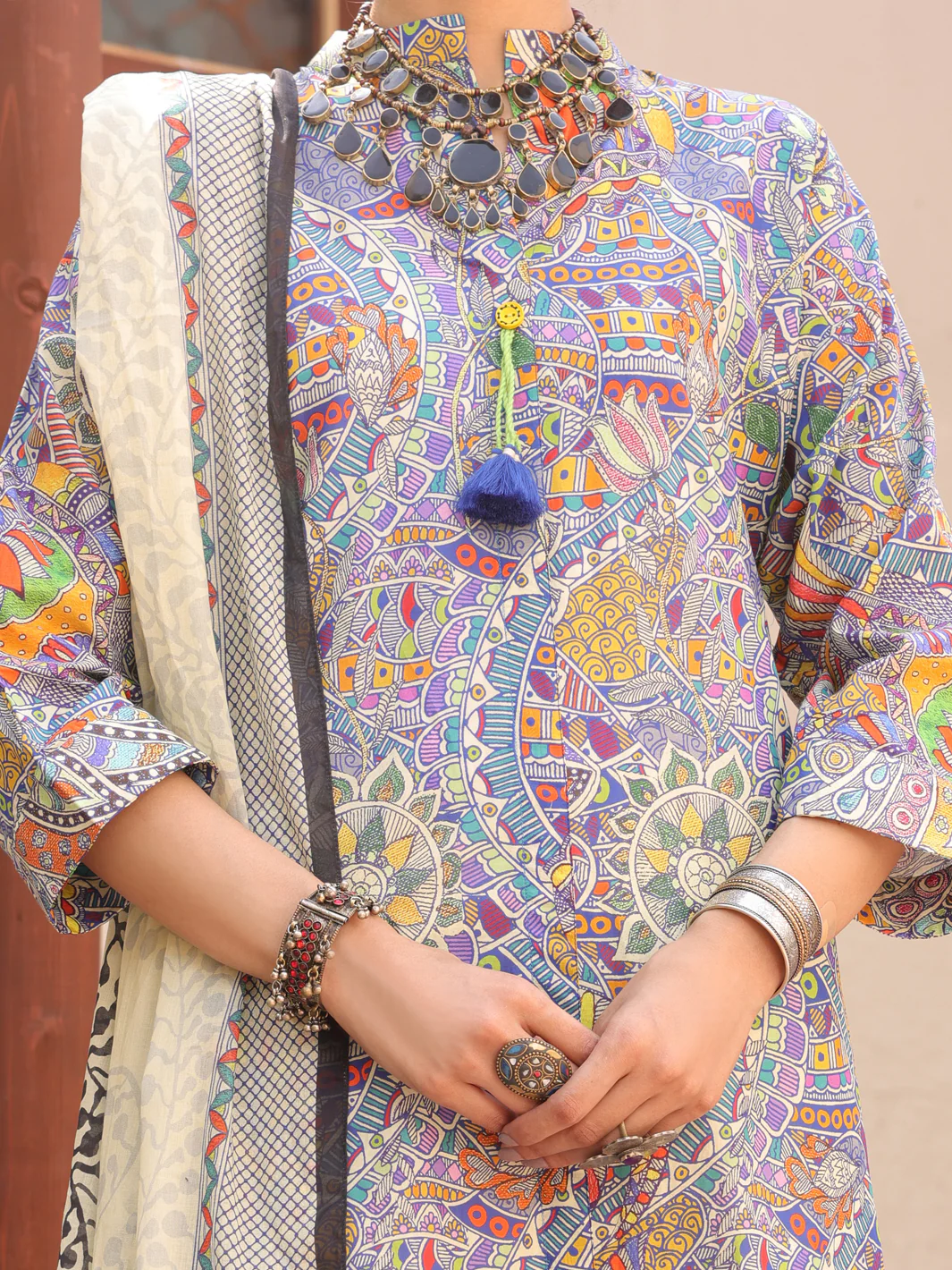 Multicolor 3Pc Stitched - ALP-3PS-1609 - Image 4