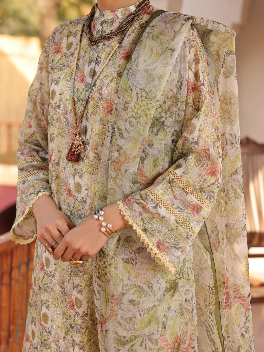 Beige Poly Slub 3Pc Stitched - ALP-3PS-1612 - Image 4