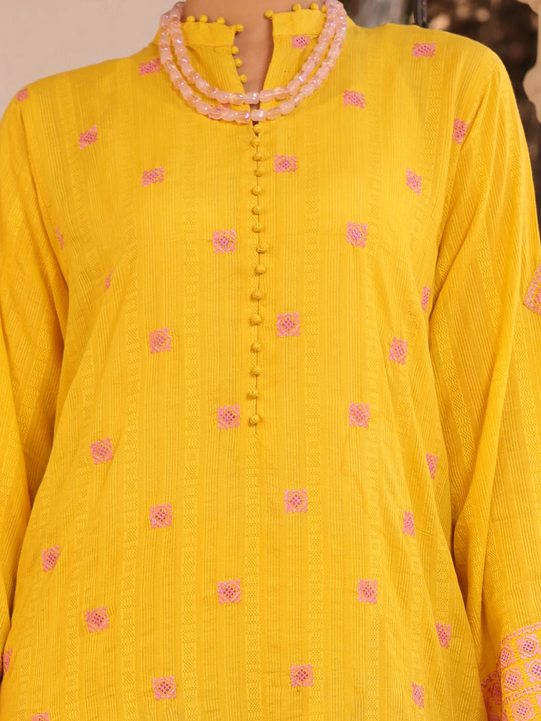 Yellow 3Pc Stitched - ALP-3PS-1669 - Image 3