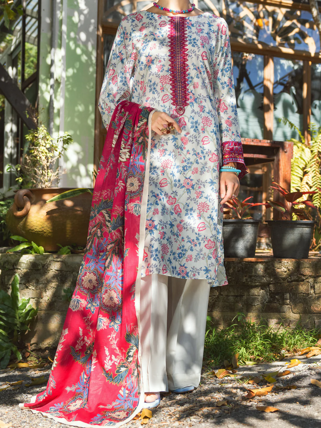 Multicolor Lawn 3Pc Stitched - ALP-3PS-1721