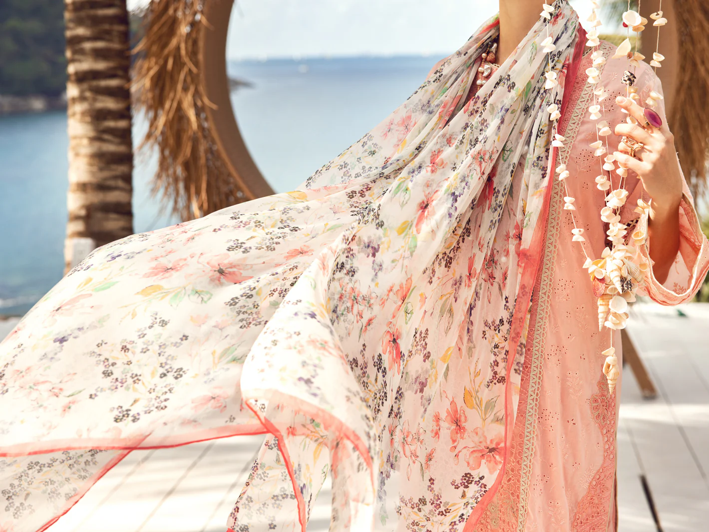 Pink Dyed Lawn 3Pc Unstitched - ALP-3PS-1726 - Image 3