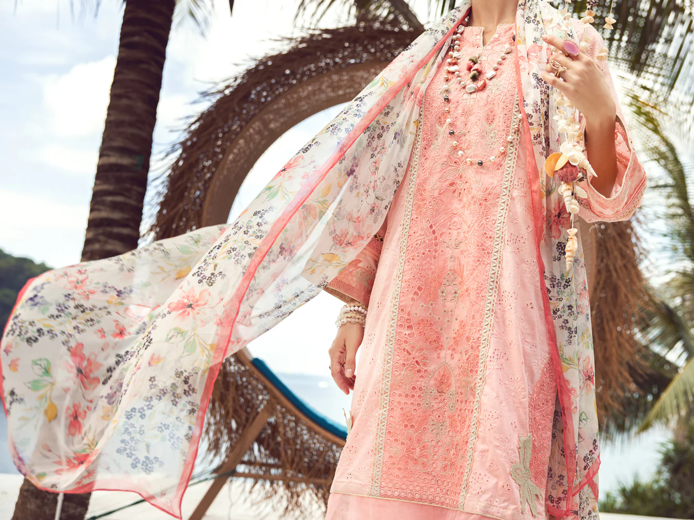 Pink Dyed Lawn 3Pc Unstitched - ALP-3PS-1726 - Image 6