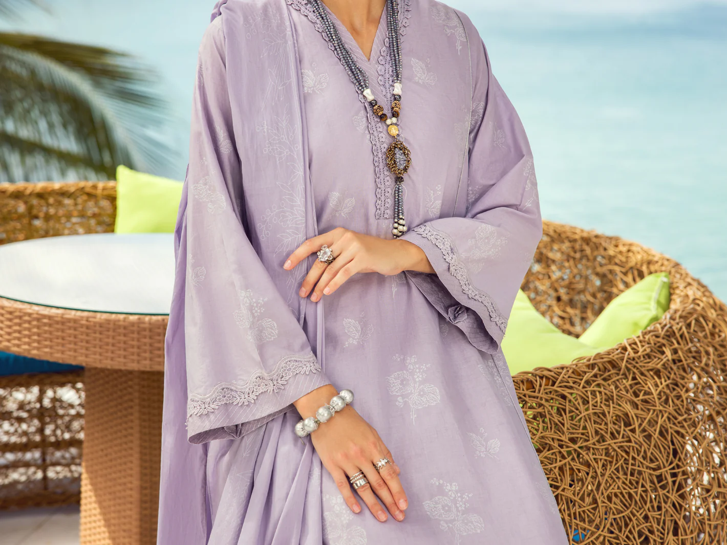 Lilac Lawn 3Pc Unstitched - ALP-3PS-1734 - Image 3