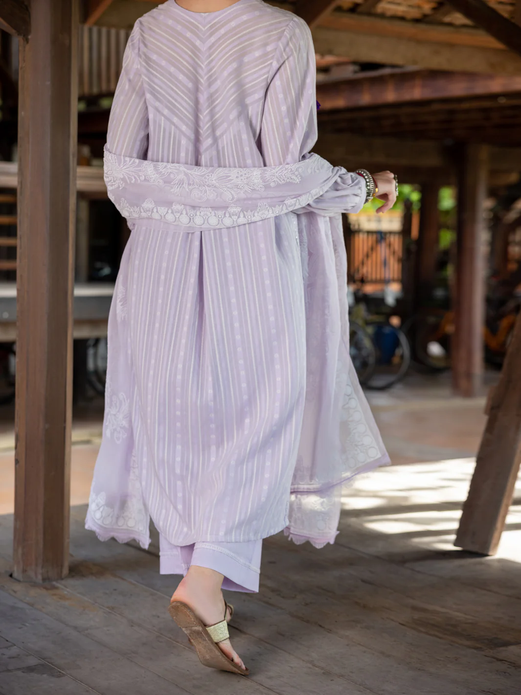 Lilac Yarn-Dyed 3Pc Stitched - ALP-3PS-1781 - Image 2