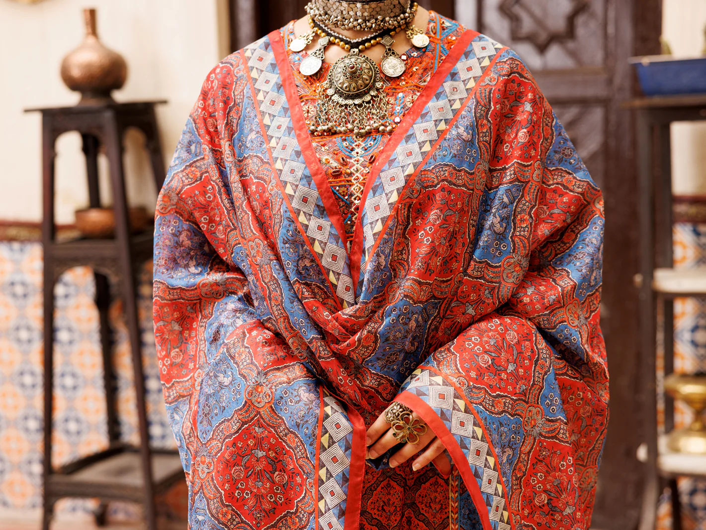 Multicolor Poly-Lawn 3Pc Stitched - ALP-3PS-1958A - Image 5