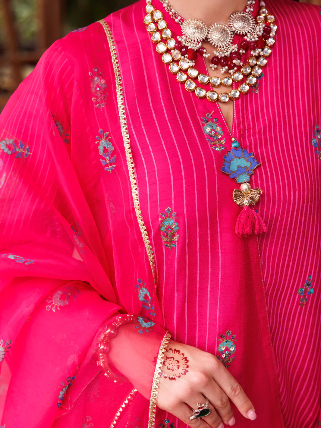 Pink Maple Silk 3Pc Stitched - ALP-3PS-2033 - Image 4