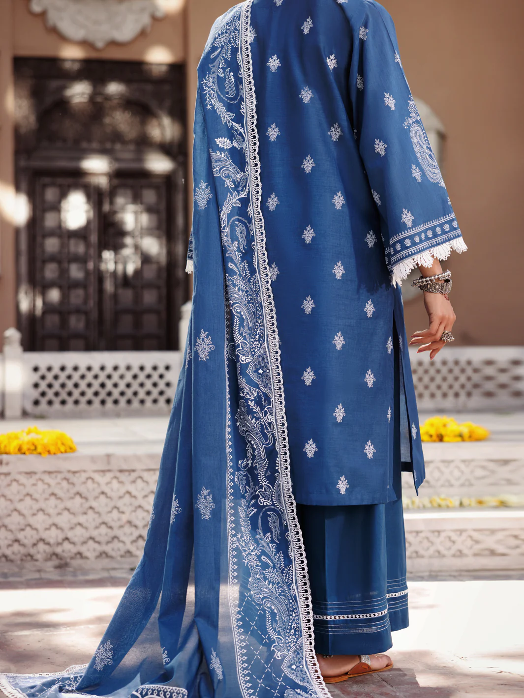 Blue Lawn 3Pc Stitched - ALP-3PS-2126 - Image 3