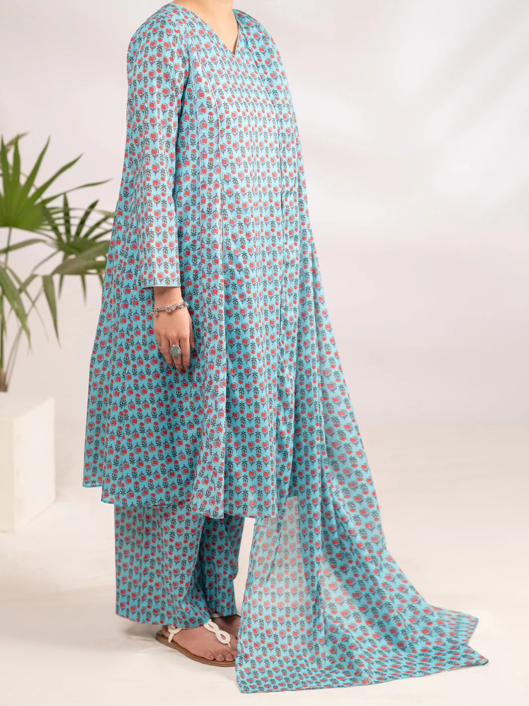 Ferozi Lawn 3Pc Stitched - ALP-3PS-2298 - Image 5