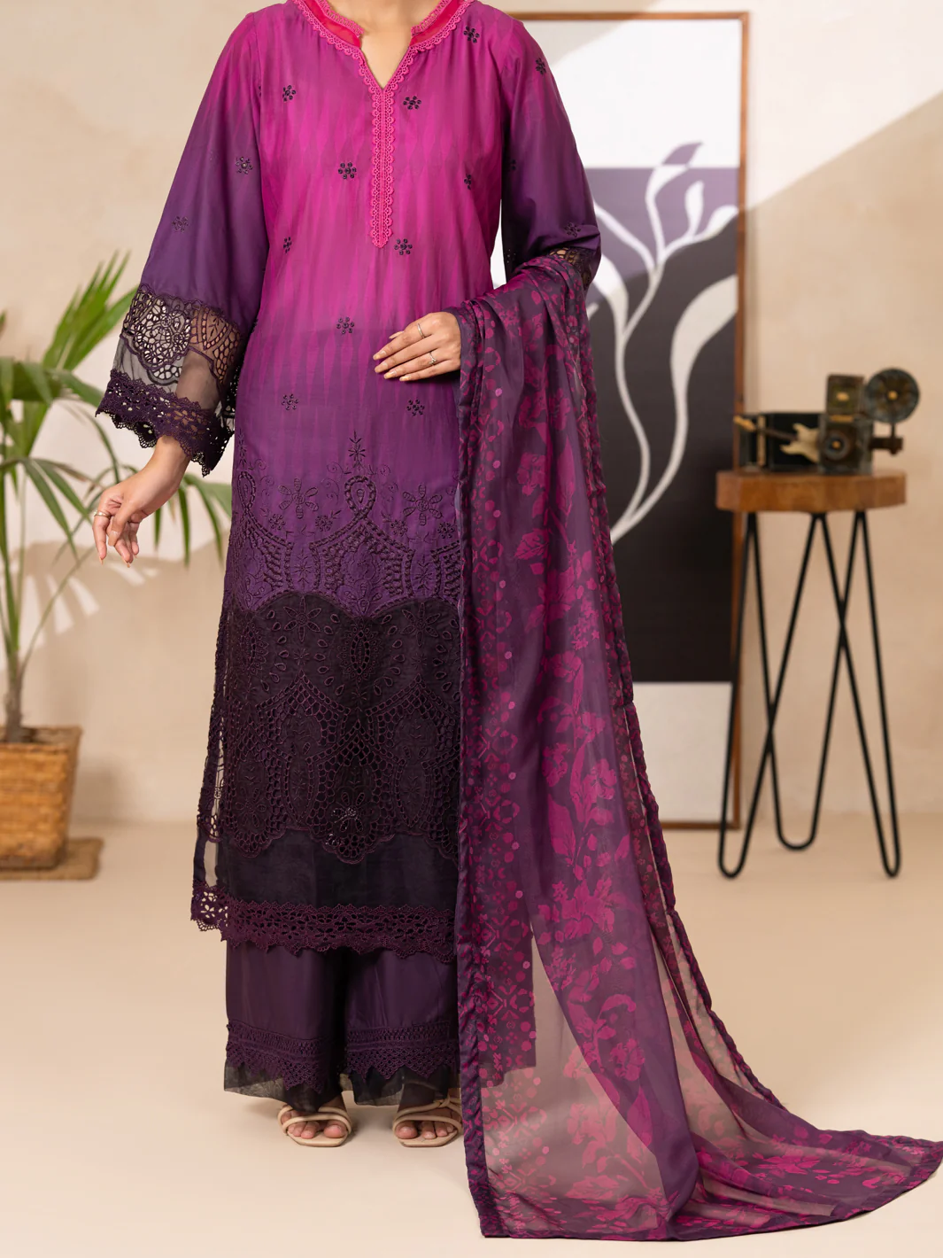 Purple Lawn Stitched 3PC - ALP-3PS-2378
