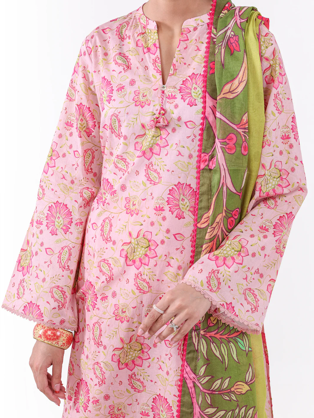 Pink Lawn 3Pc Unstitched - ALP-3PS-2403 - Image 2