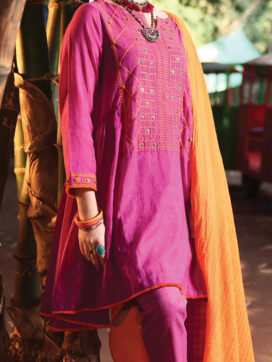 Purple Cotton Viscose 3Pc Stitched - ALP-3PS-946 - Image 3