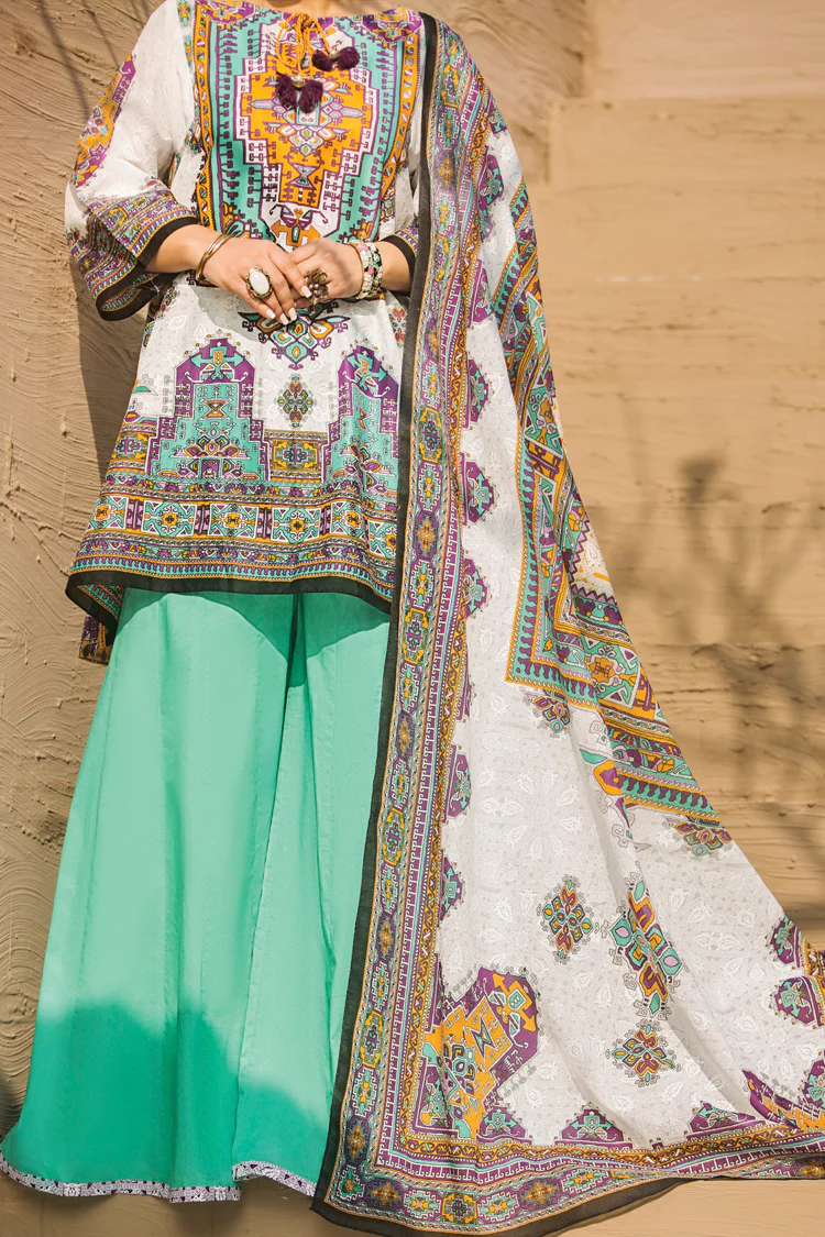 White 3Pc Stitched - ALP-441