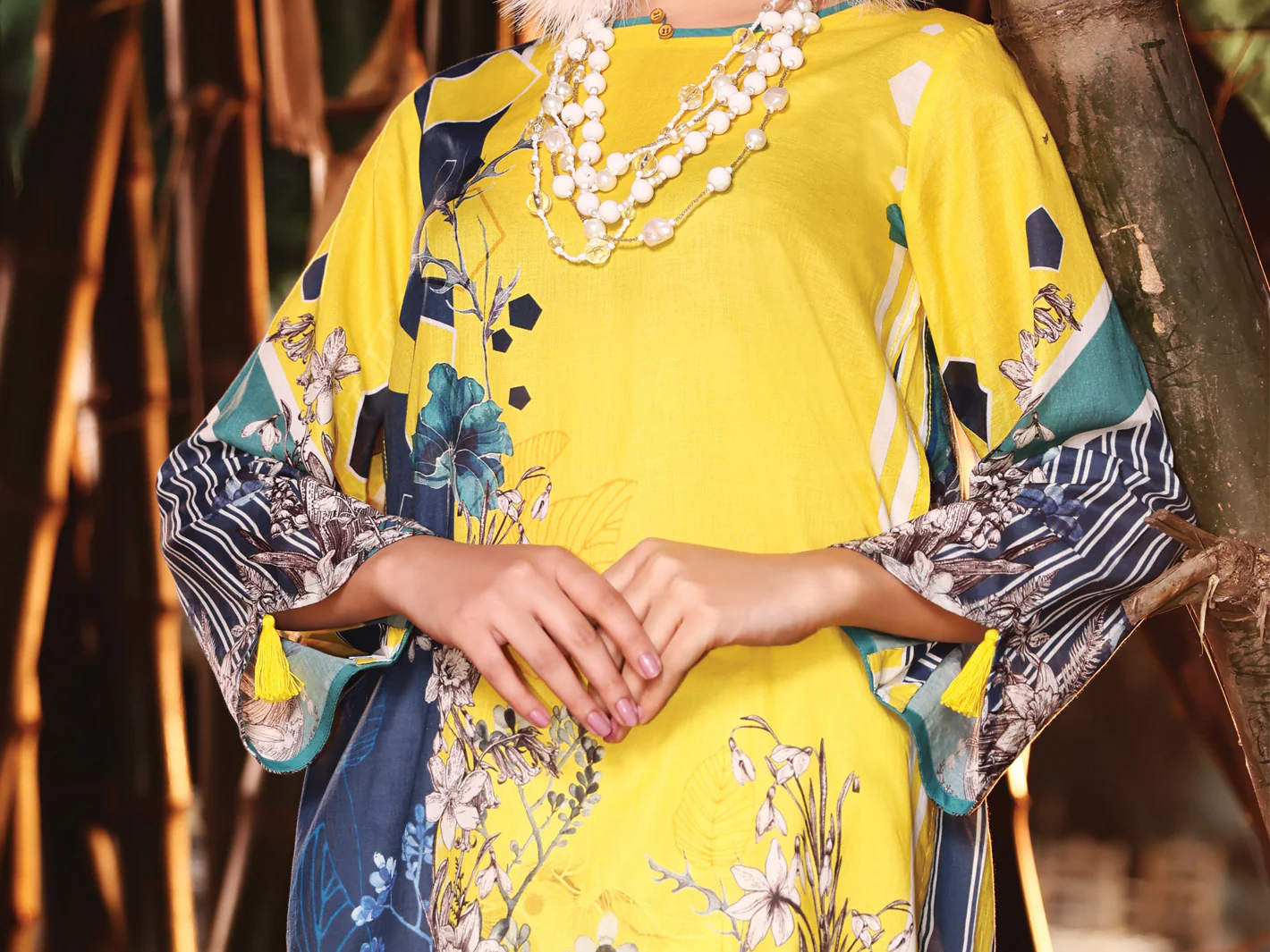 Lime Lawn Tunic - ALP-LK-1025 - Image 3