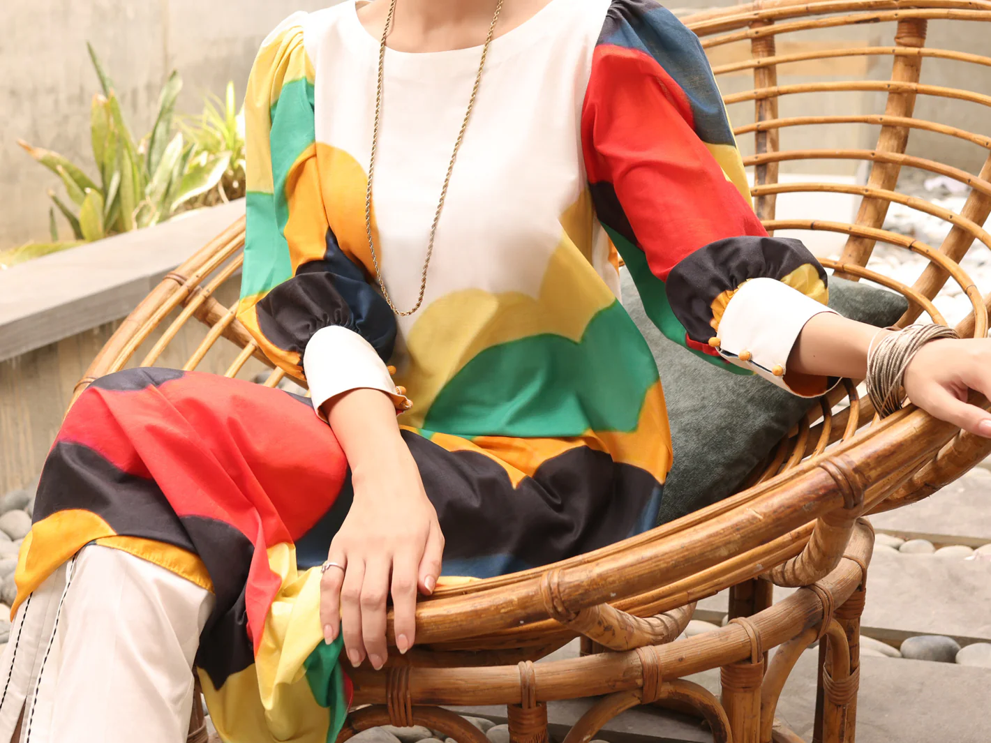 White Lawn Tunic - ALP-LK-1229 - Image 2