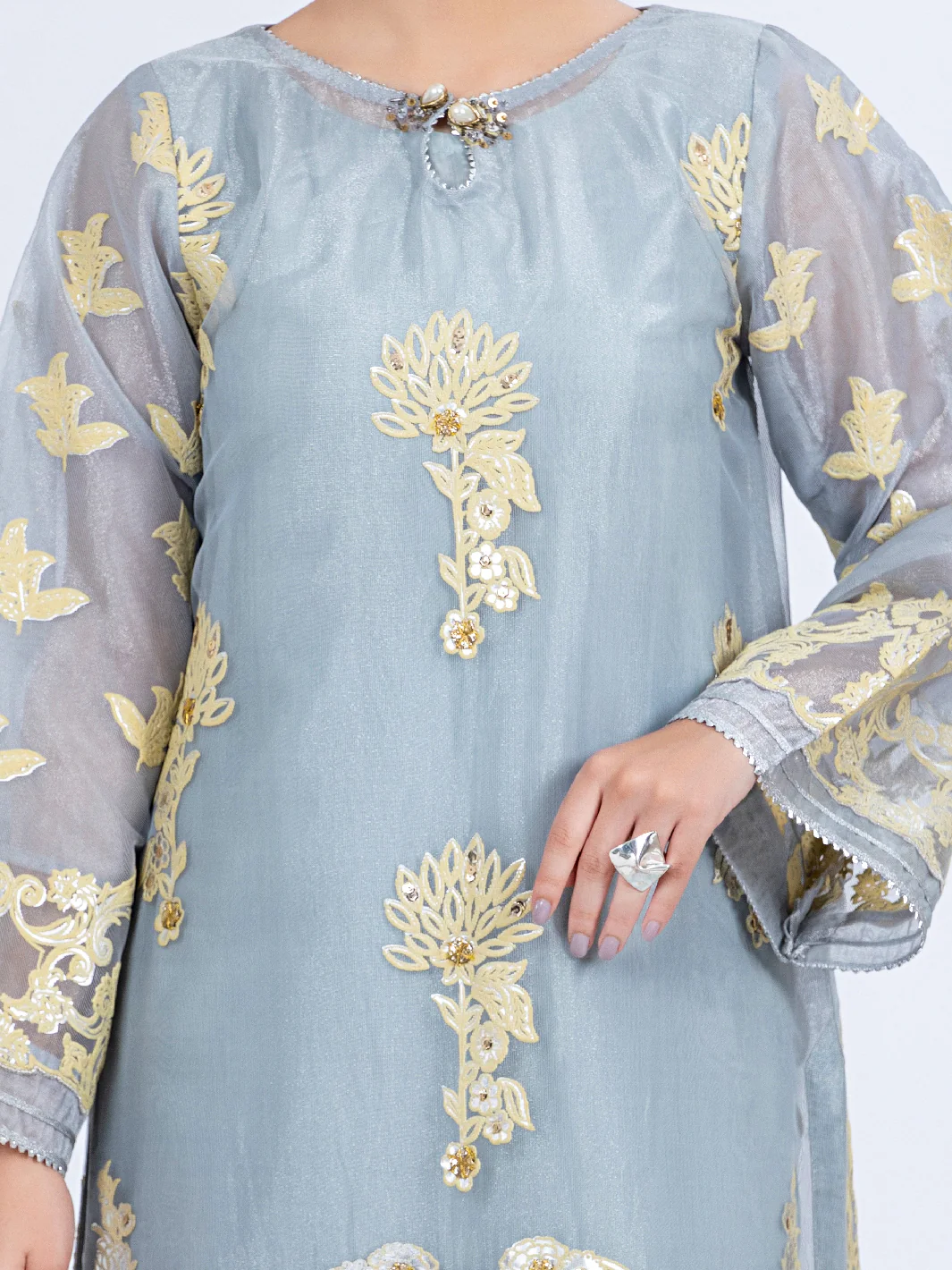 Grey Tunic - ALP-LK-1346 - Image 3