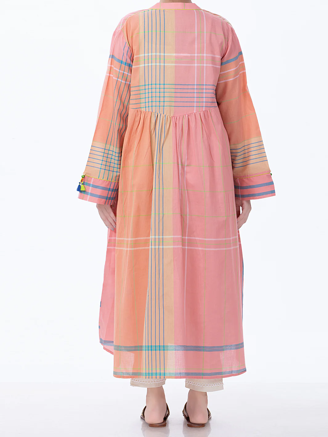 Pink Yarn-Dyed Tunic - ALP-LK-1372 - Image 2