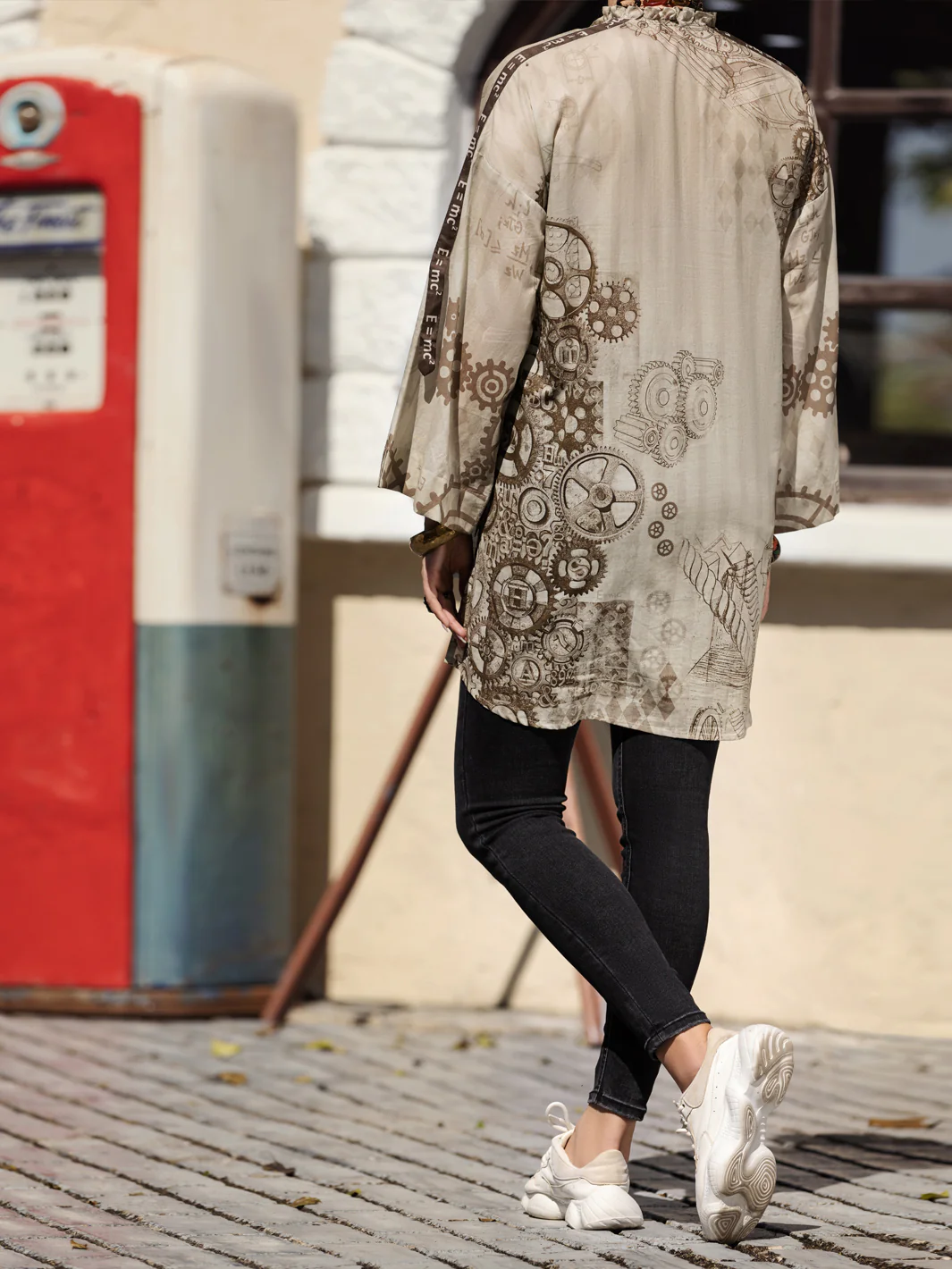 Beige Kurti - ALP-LK-1569 - Image 2