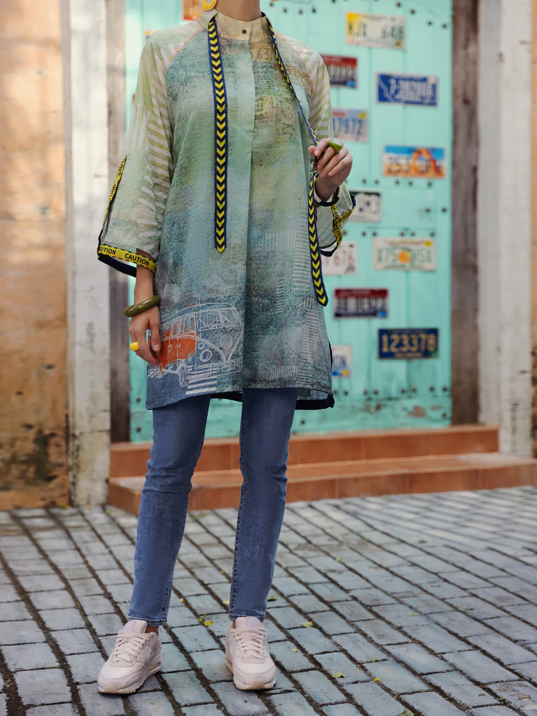 Sage Green Kurti - ALP-LK-1571