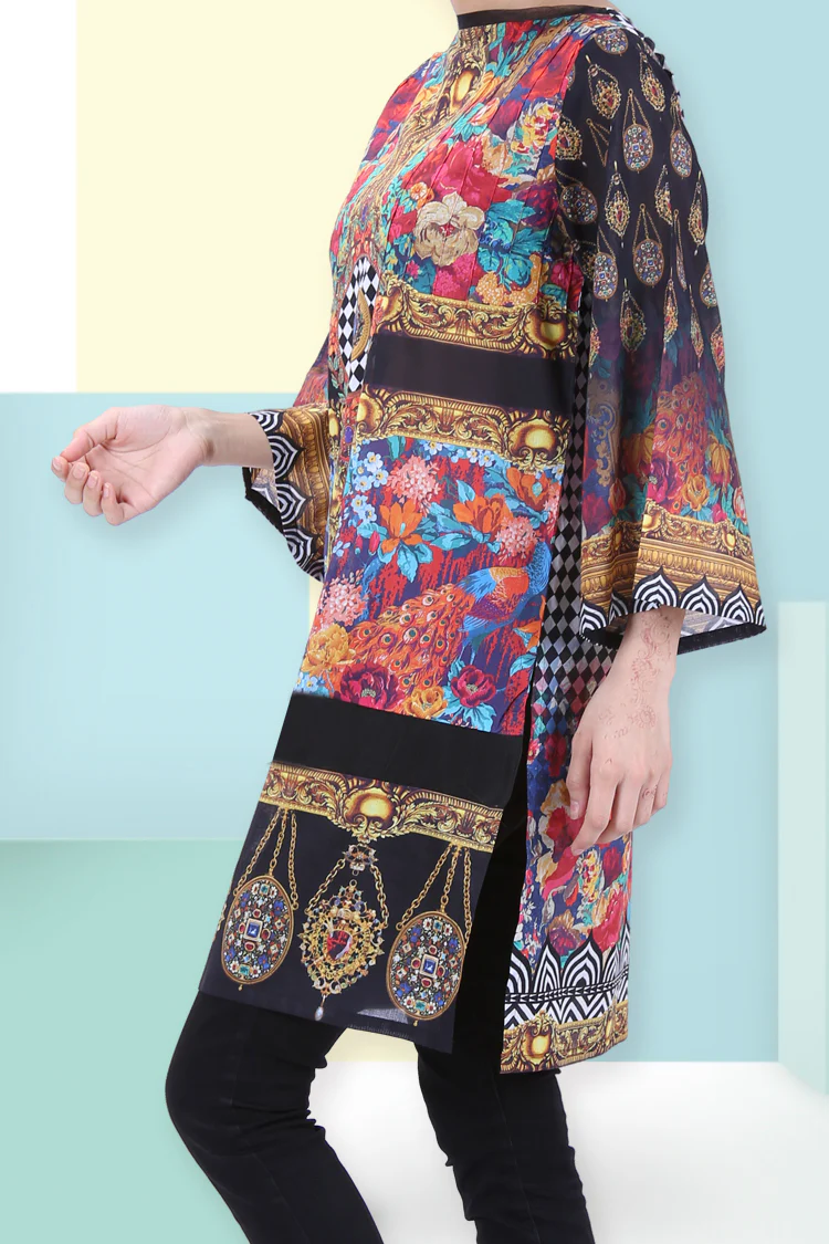 Black Tunic - ALP-LK-605 - Image 2