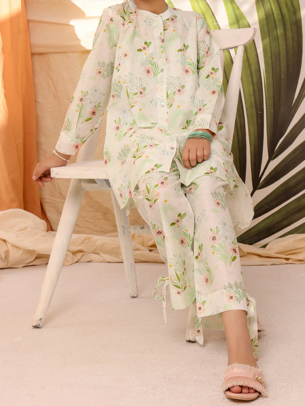 Pista Green Lawn 2 Piece Stitched - ALT-2PS-LKS-1021 - Image 2