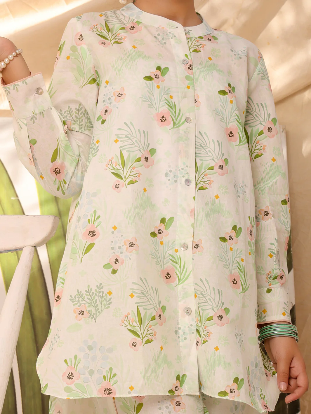 Pista Green Lawn 2 Piece Stitched - ALT-2PS-LKS-1021 - Image 4