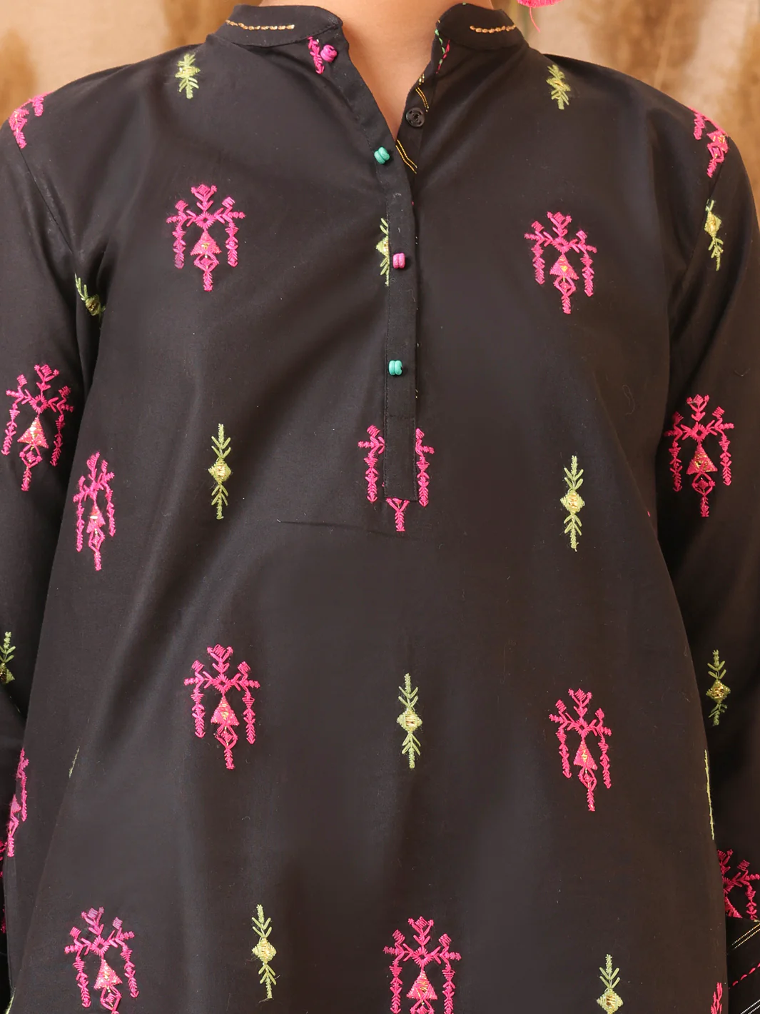 Black Lawn 2 Piece Stitched - ALT-2PS-LKS-1031 - Image 3
