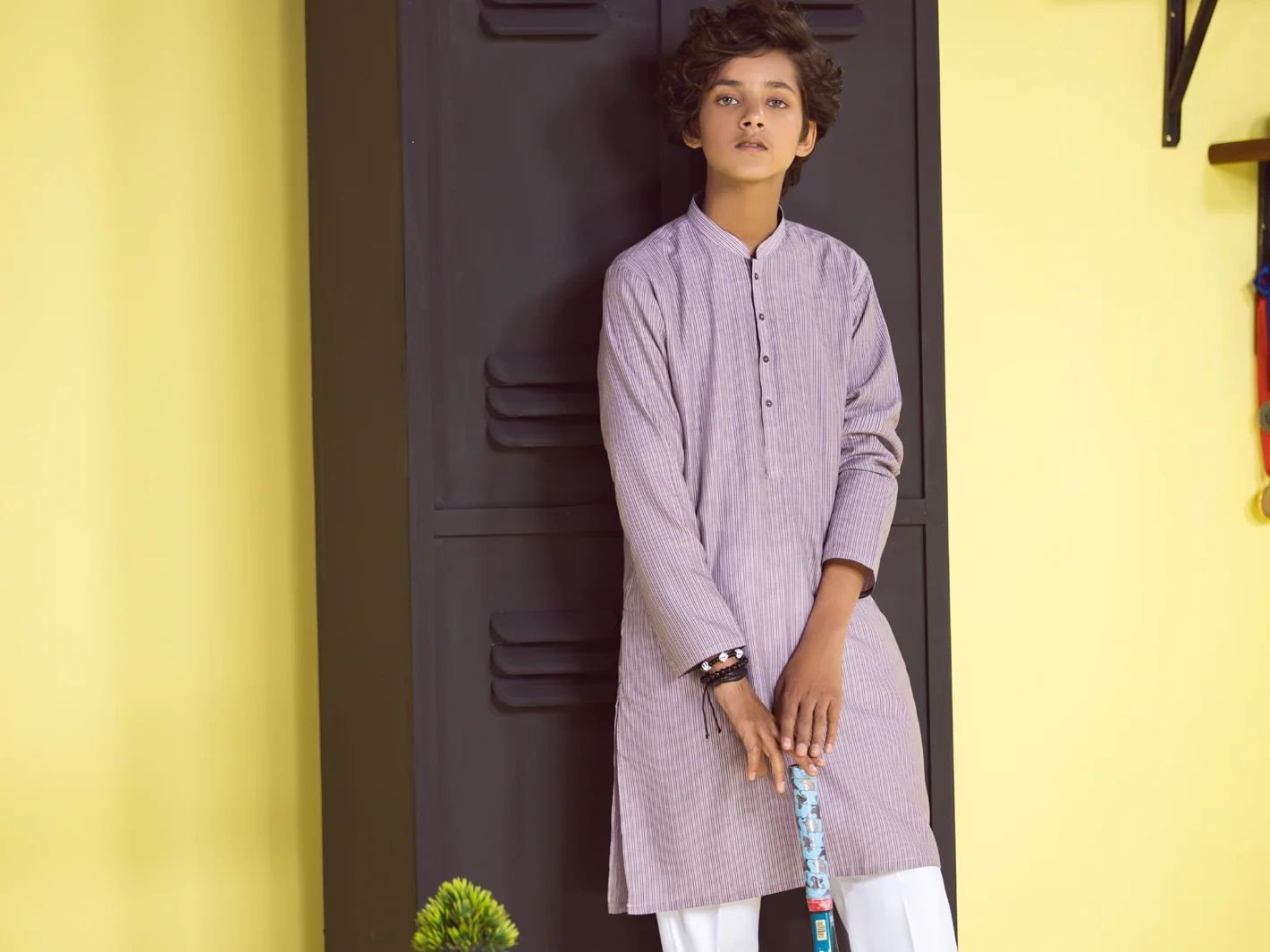 Purple Boy Kurta - ALT-K-004A - Image 3