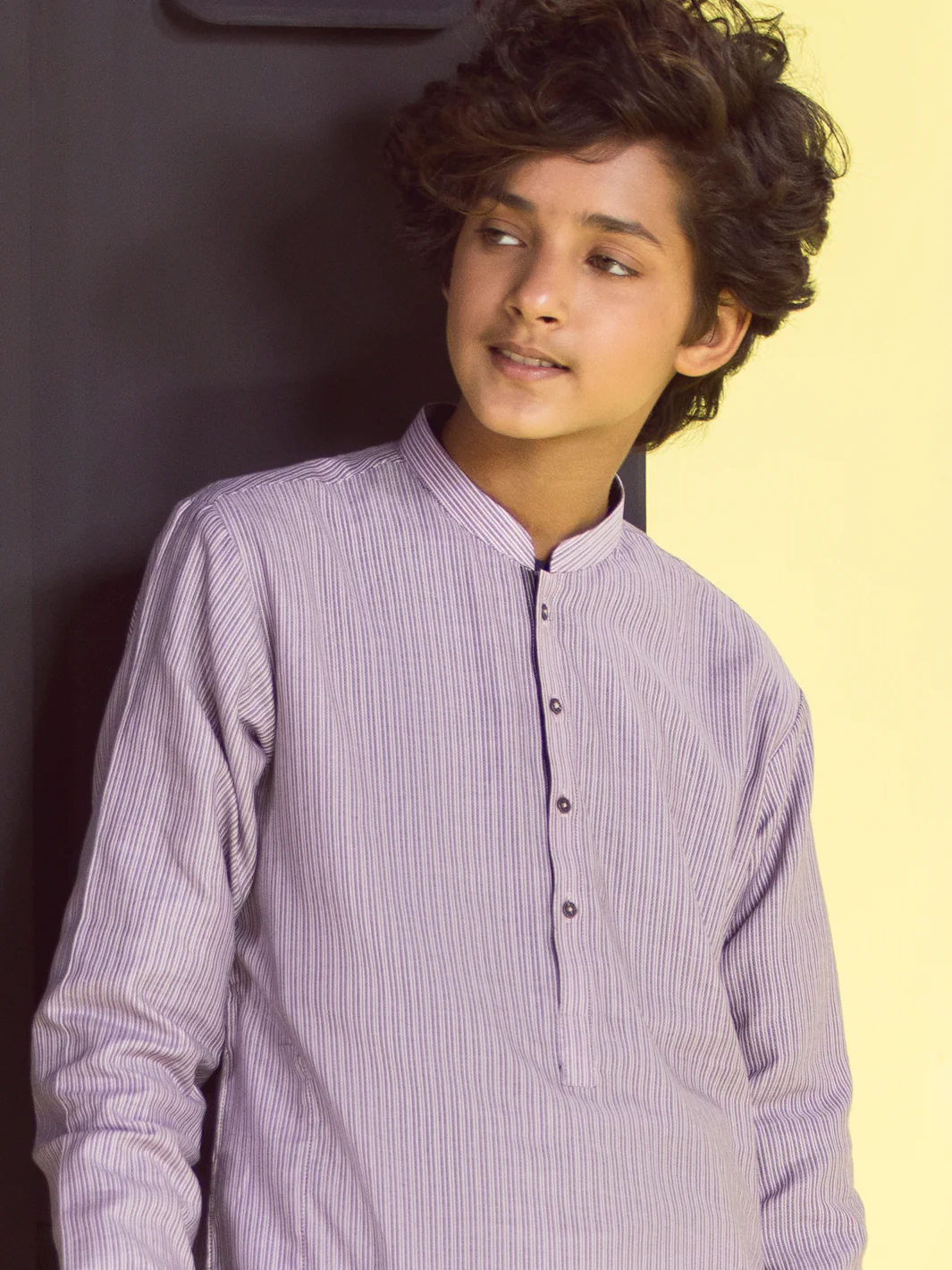 Purple Boy Kurta - ALT-K-004A - Image 4