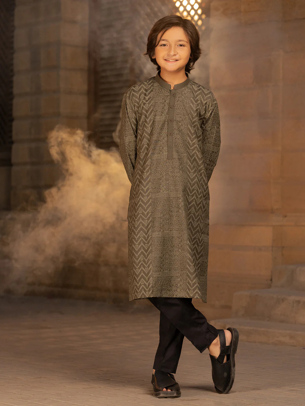 Olive Green Kurta - ALT-K-035D