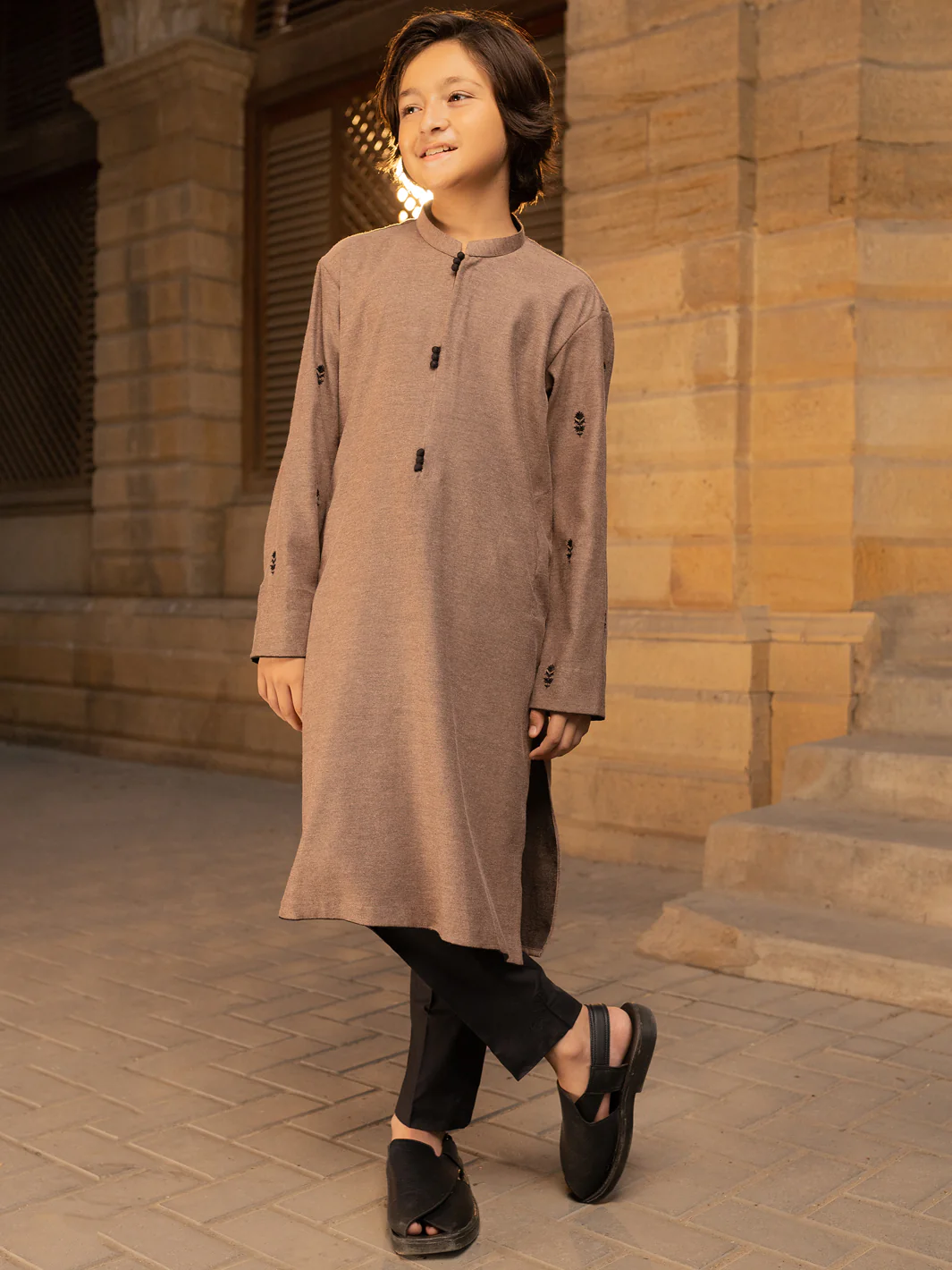 Brown Kurta - ALT-K-046B