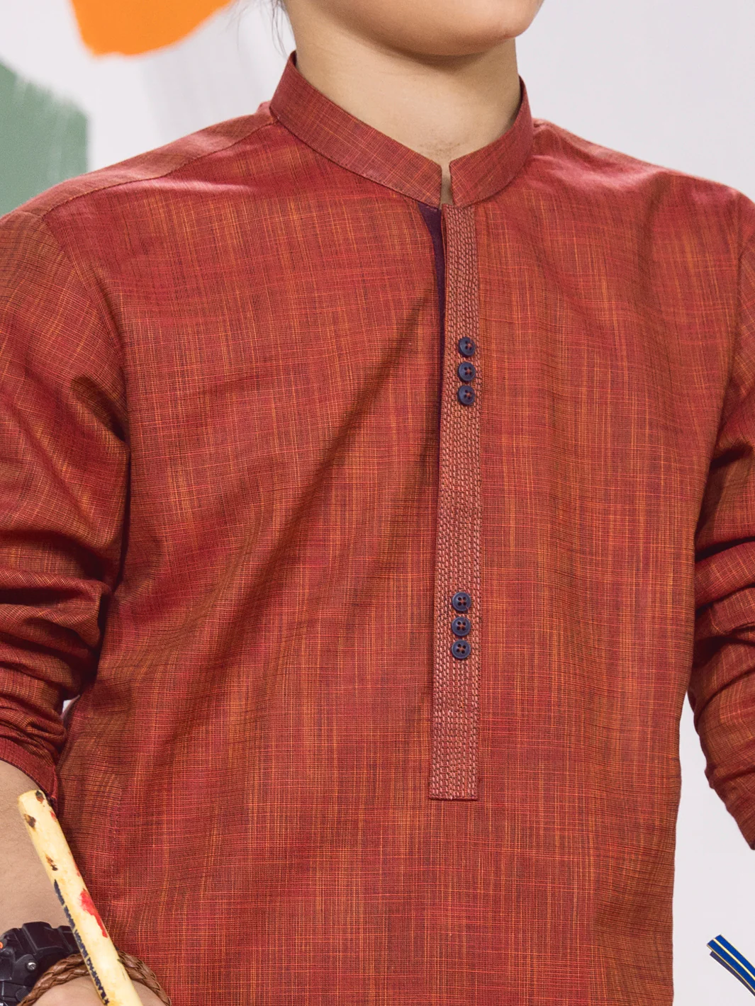 Red Boy Kurta Trouser - ALT-KT-007 - Image 3