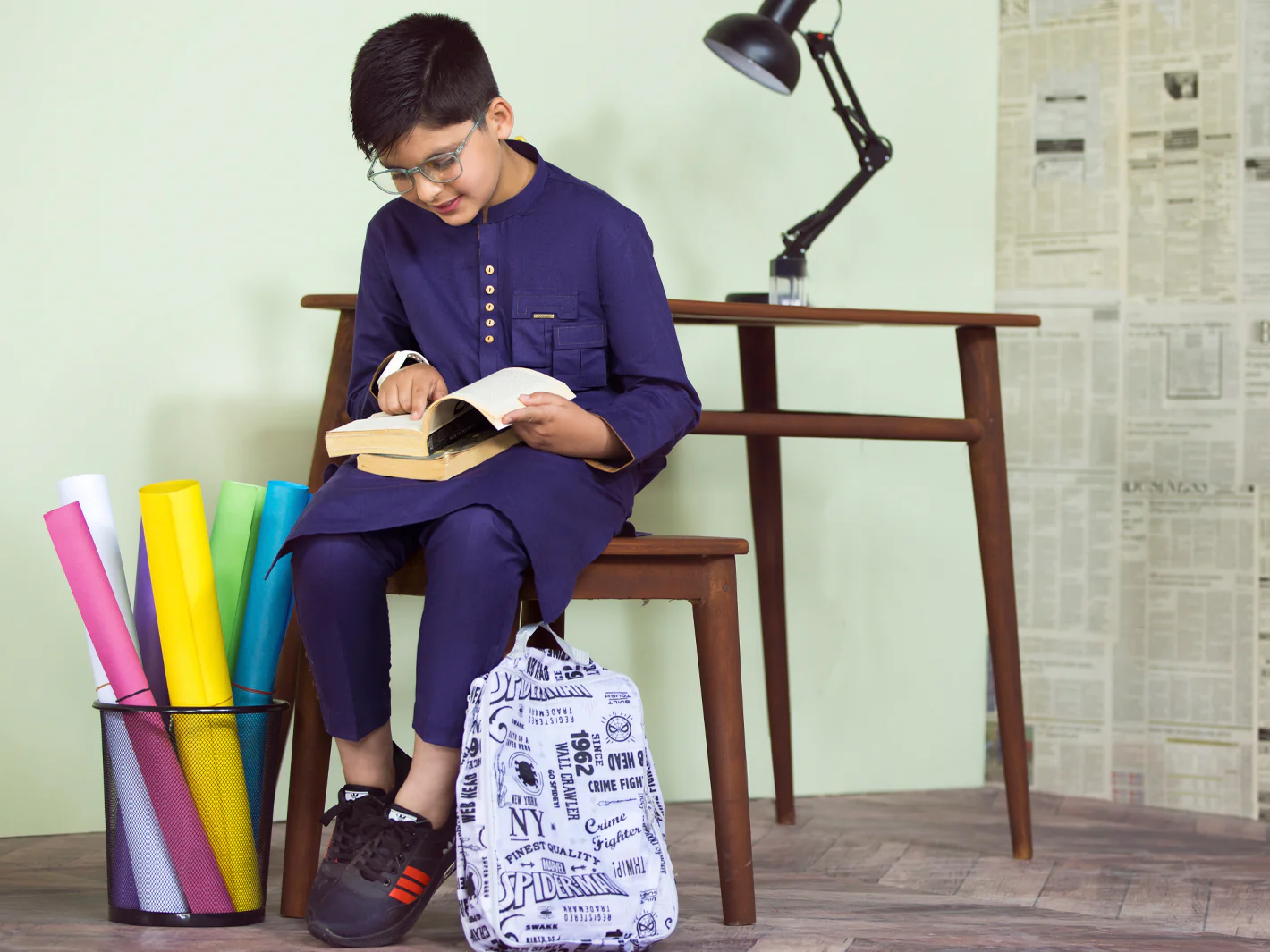 Purple Kurta Trouser - ALT-KT-014 - Image 2