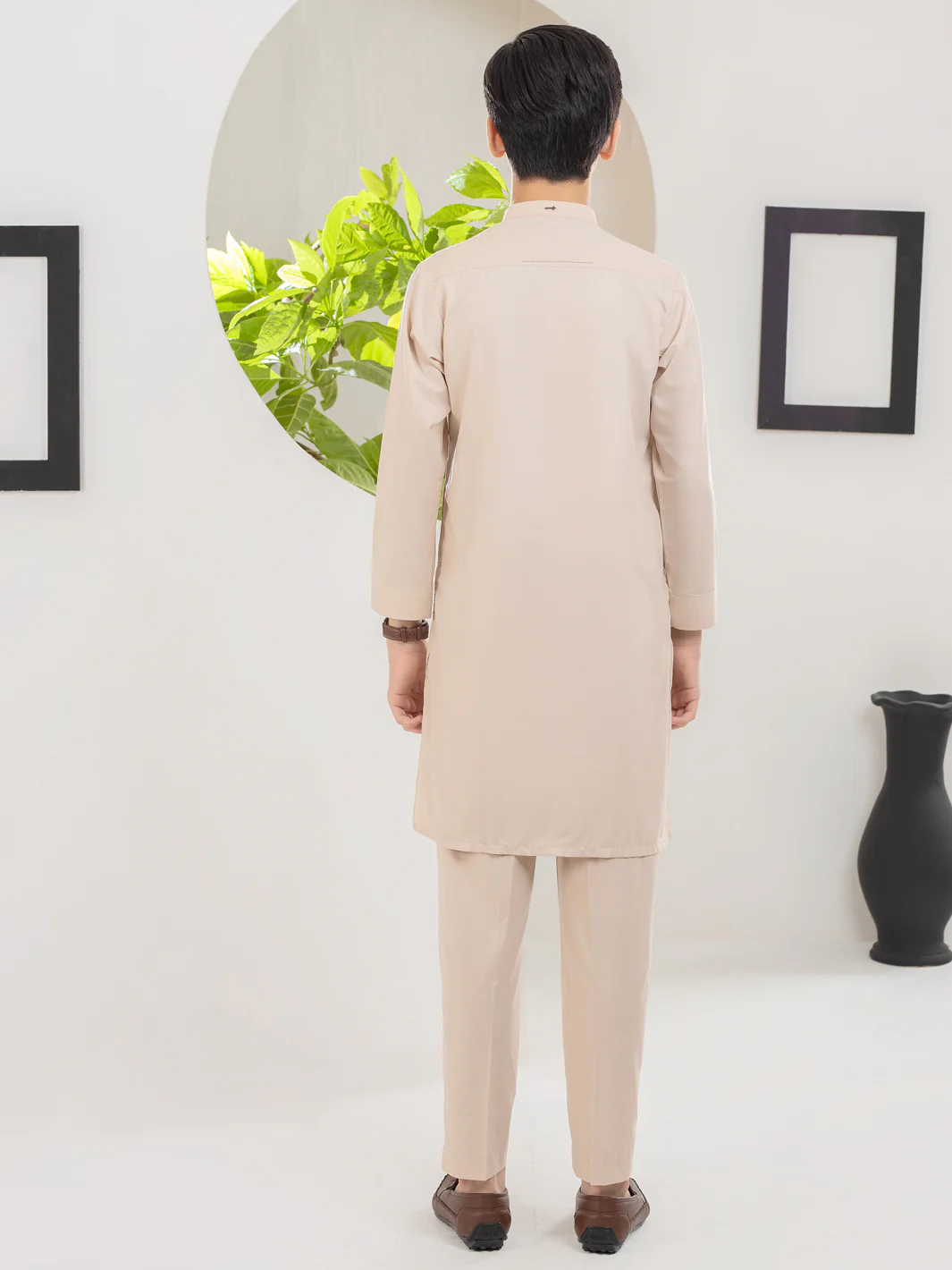 Cream Blended Kurta Trouser - ALT-KT-039 - Image 2
