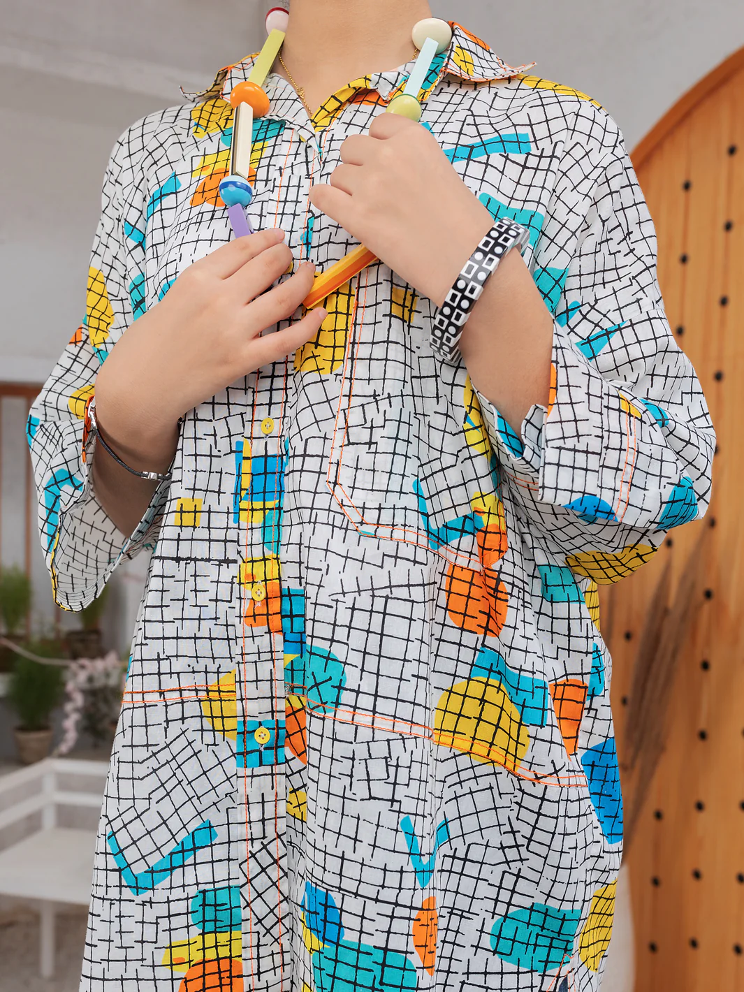 Multicolor Kurti - ALT-LK-1085 - Image 3