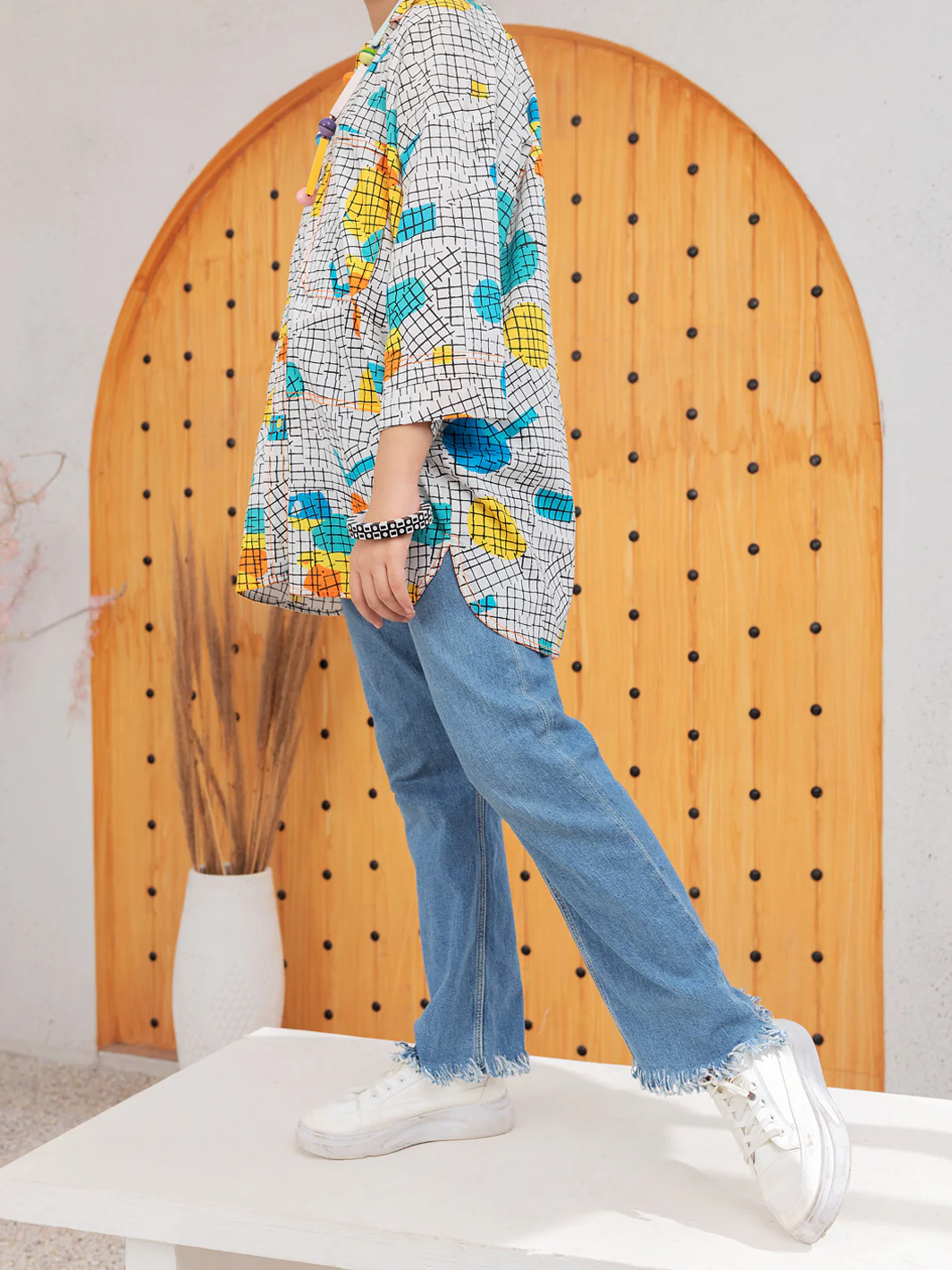Multicolor Kurti - ALT-LK-1085 - Image 4