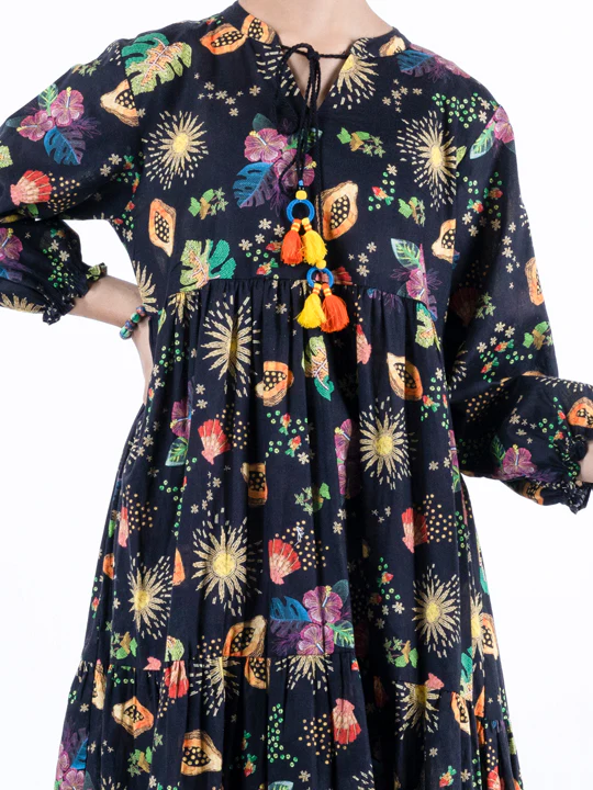 Black Kurti - ALT-LK-1094 - Image 3