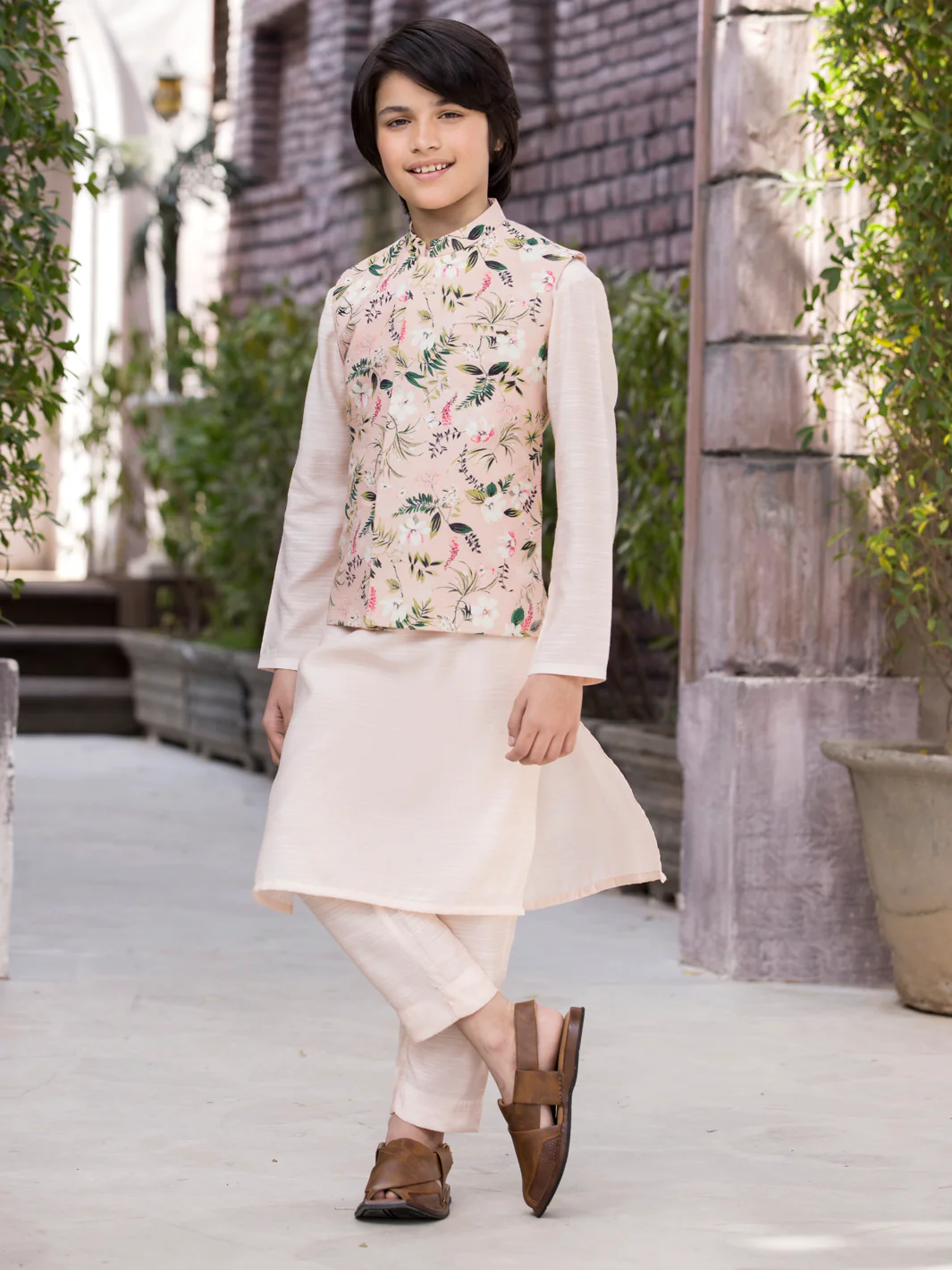 Pink Blended Boy Waistcoat - ALT-WC-003 - Image 2